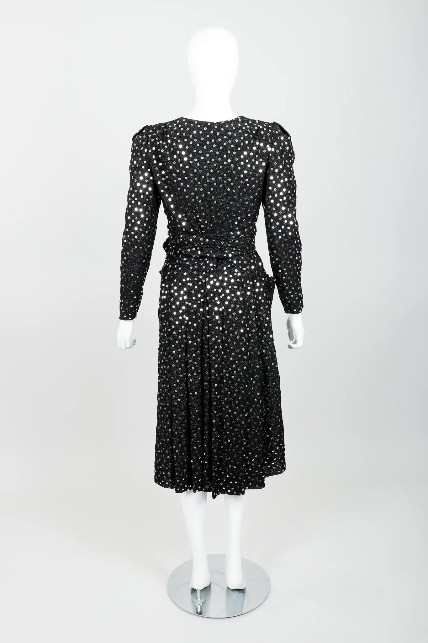 Sequin Wrap Top & Skirt Set - Image 5