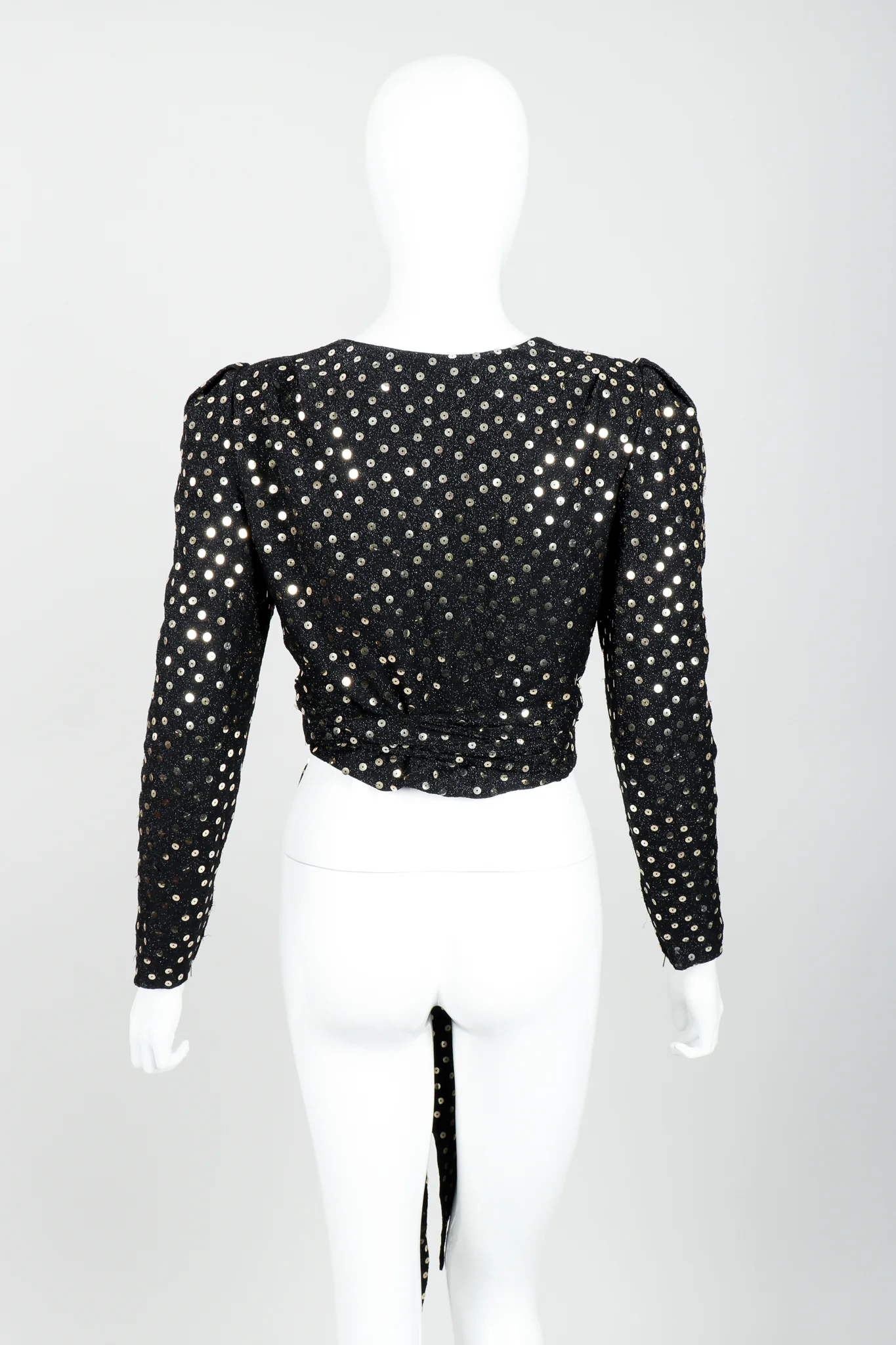 Sequin Wrap Top & Skirt Set - Image 9