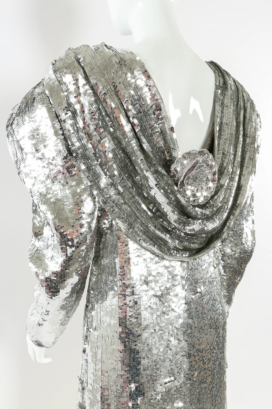 Sequin Tulle Mermaid Gown - Image 8