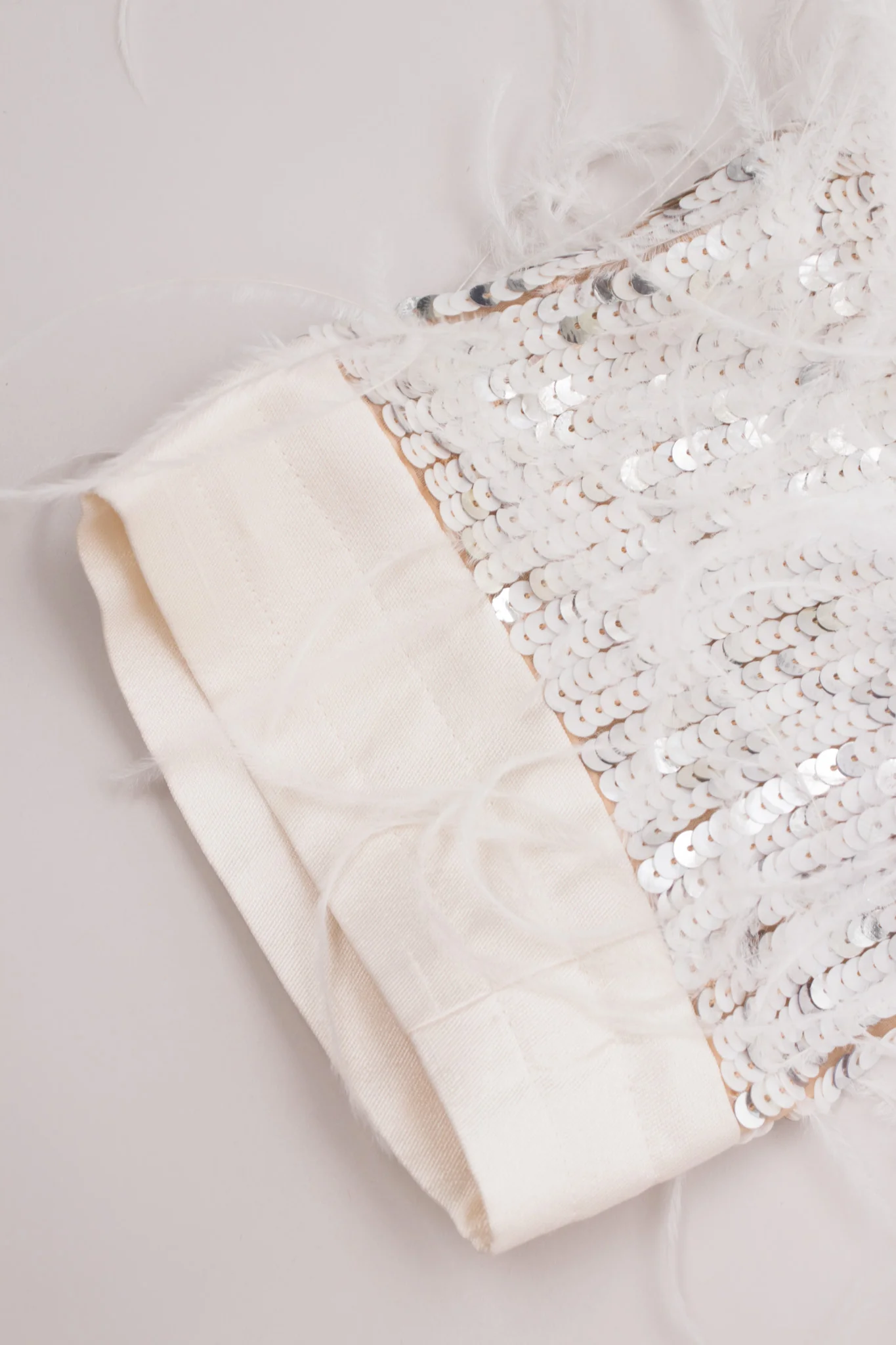 Sequined Feather Shift Dress - Image 13