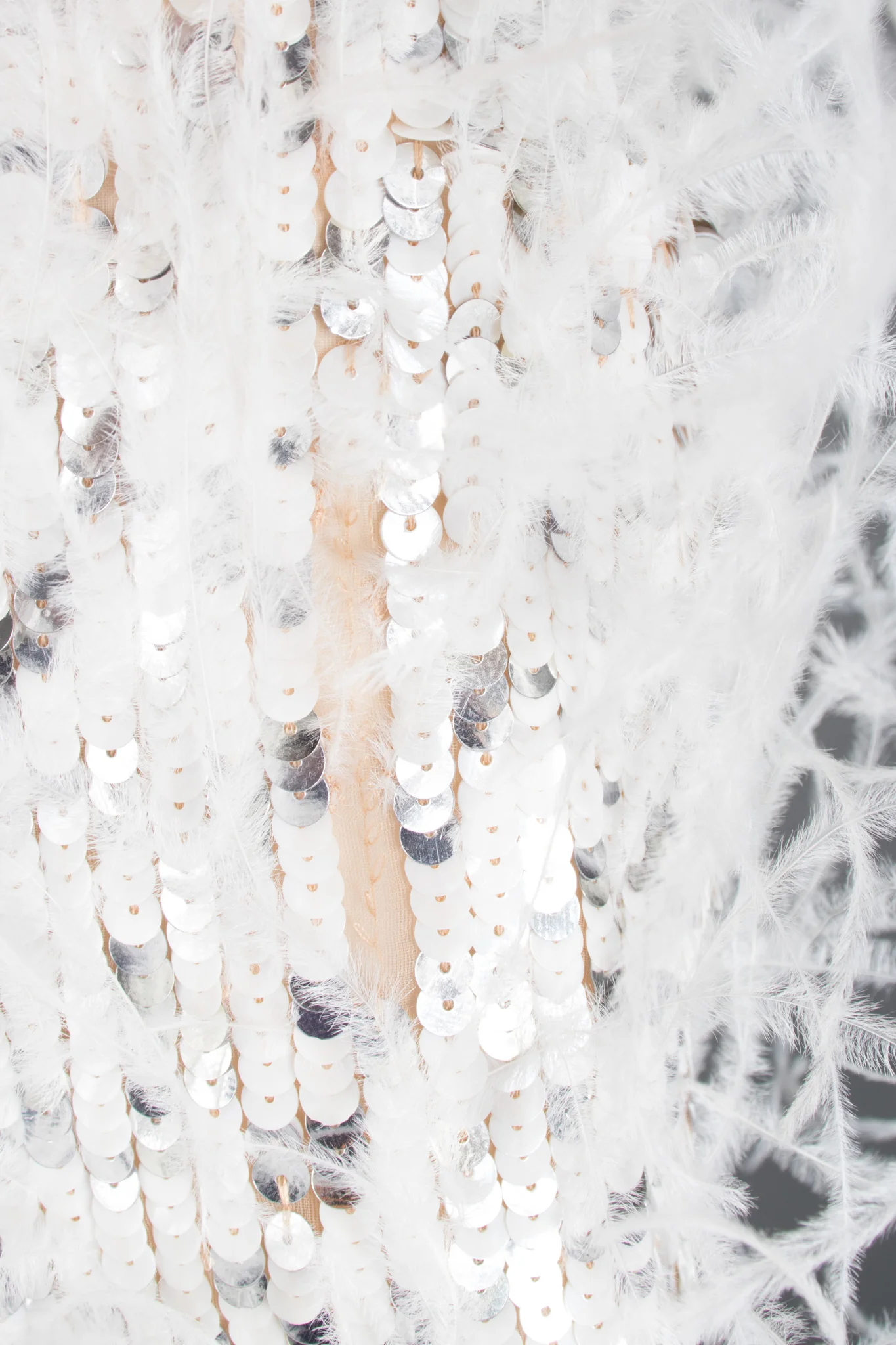 Sequined Feather Shift Dress - Image 18