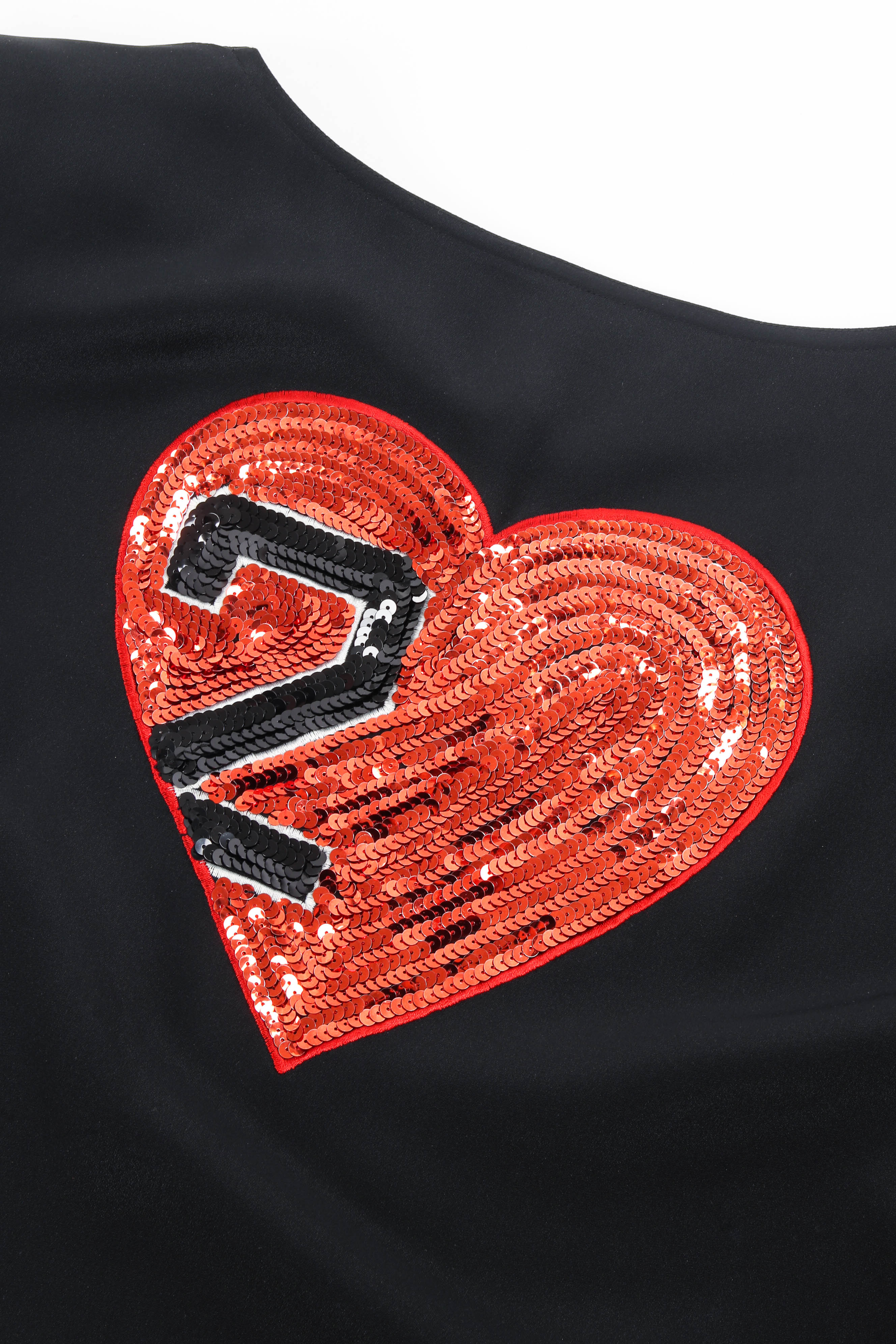 Sequined Heart Silk Top - Image 5