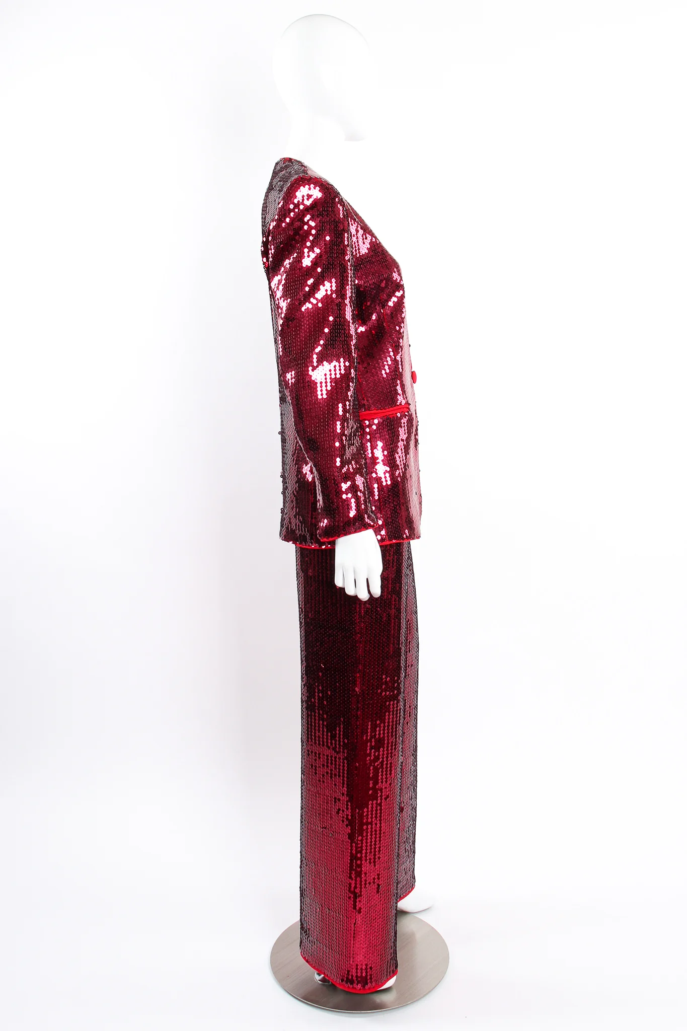 Sequined Jacket & Pant Suit - Image 10