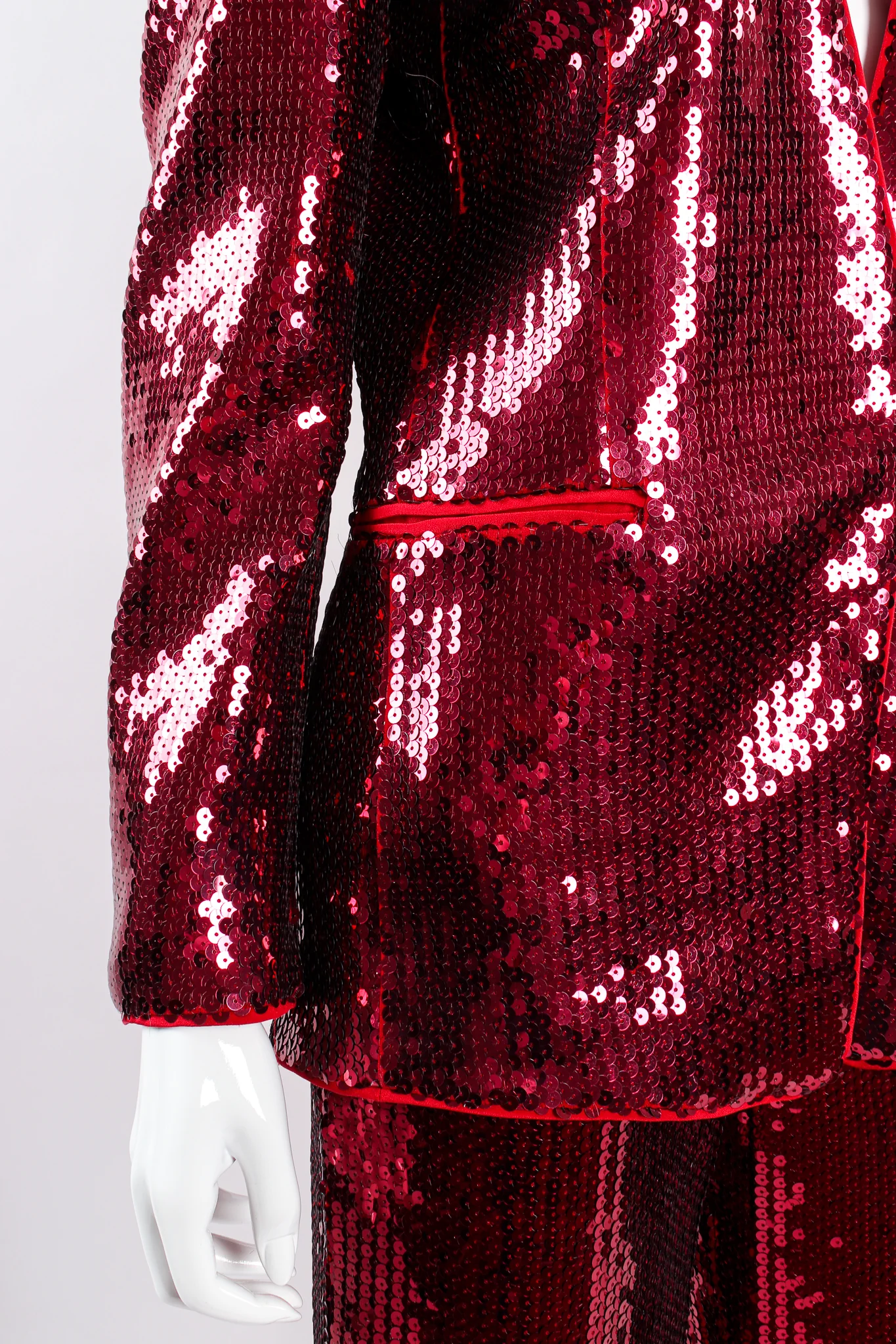 Sequined Jacket & Pant Suit - Image 12