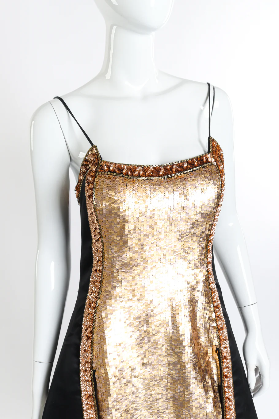 Sequined Overskirt Gown - Image 2