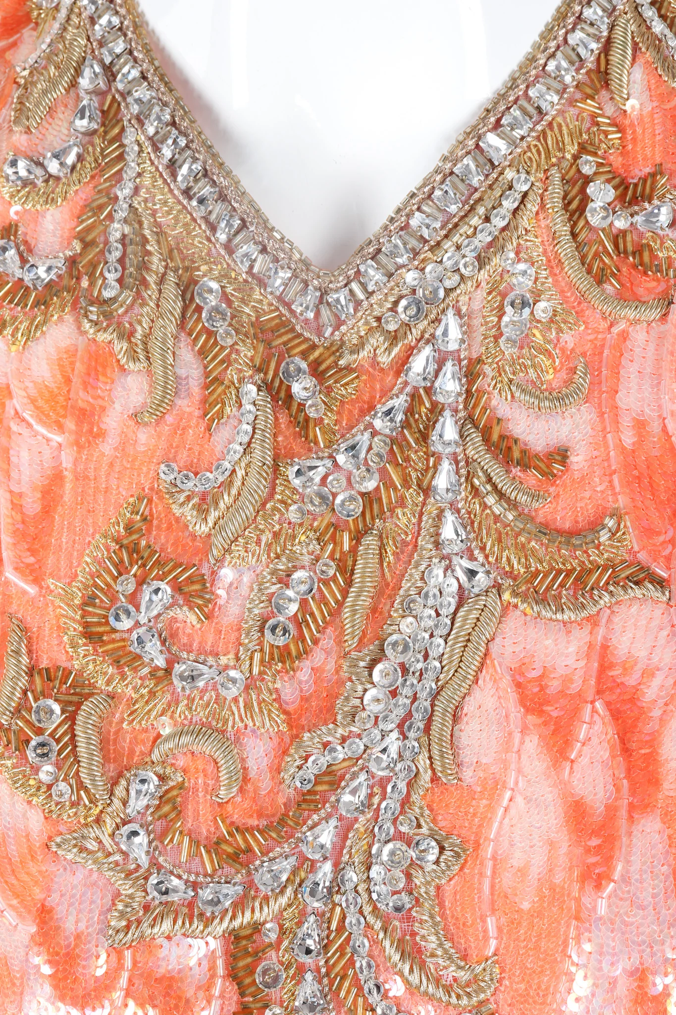 Sequined Phoenix Halter Gown - Image 13