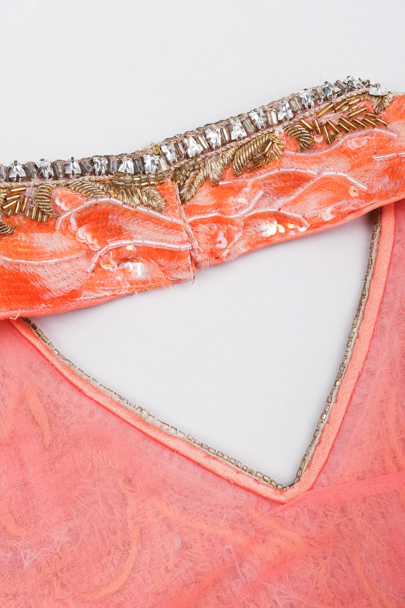 Sequined Phoenix Halter Gown - Image 16