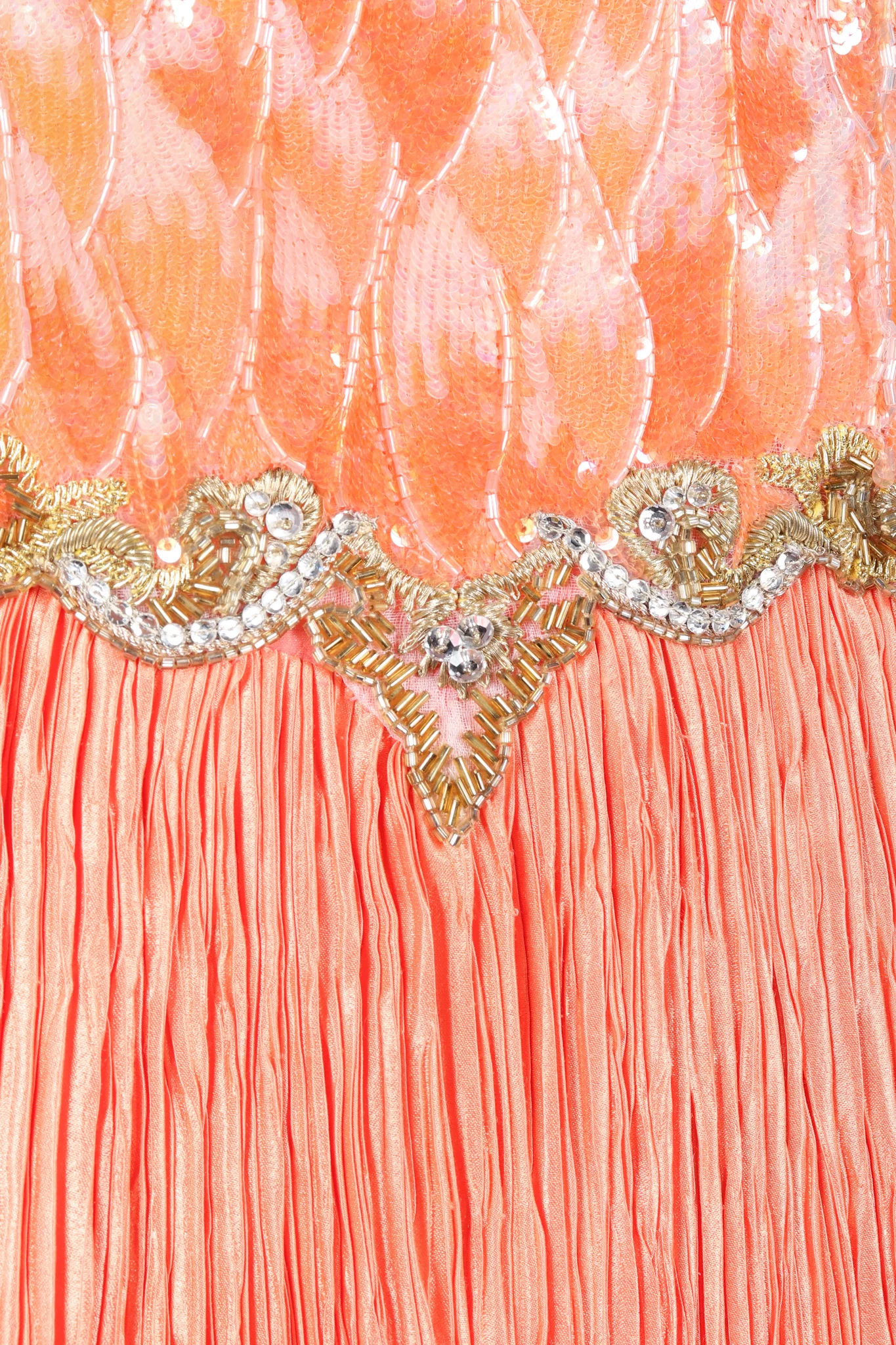 Sequined Phoenix Halter Gown - Image 18