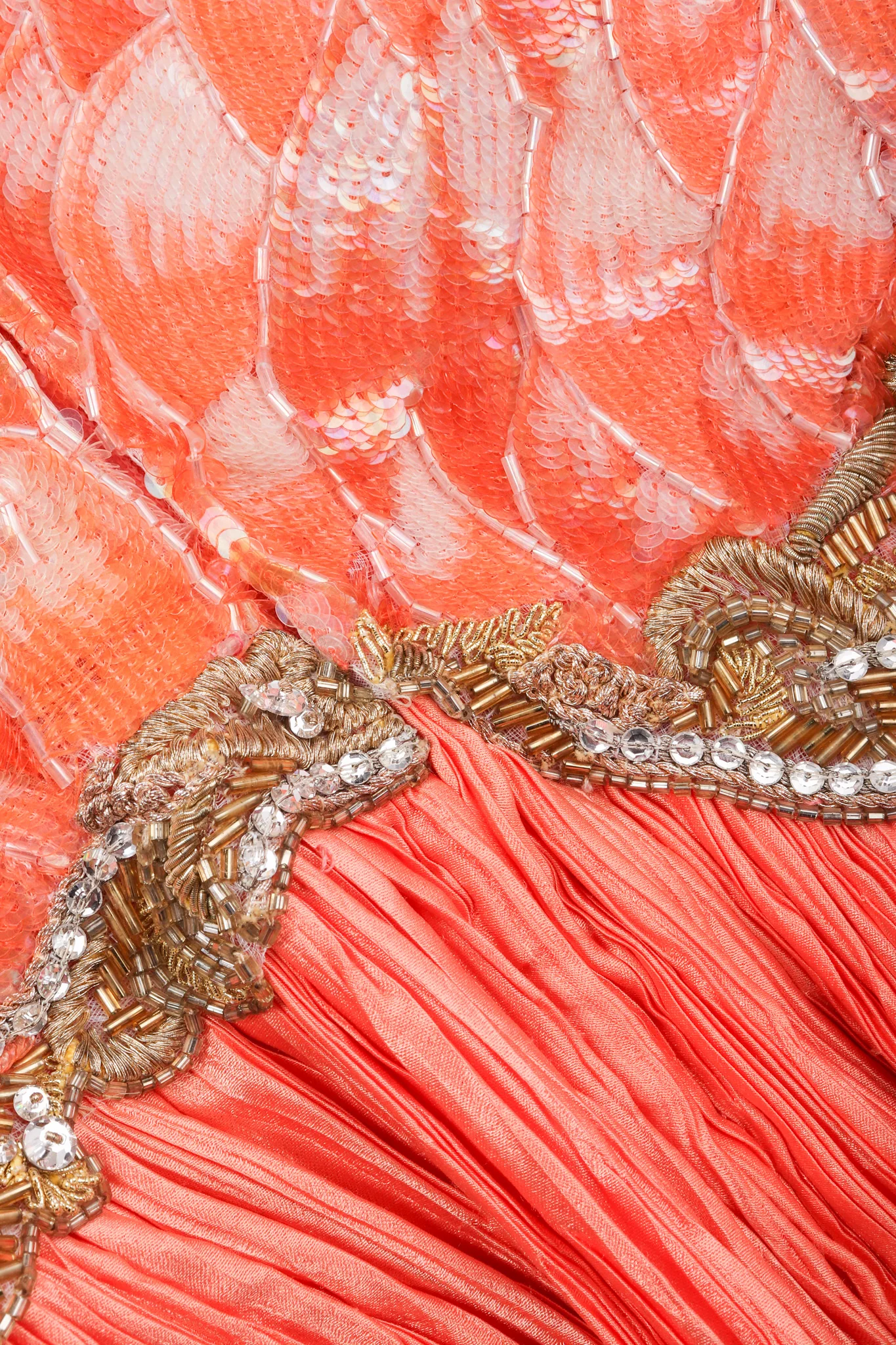 Sequined Phoenix Halter Gown - Image 19