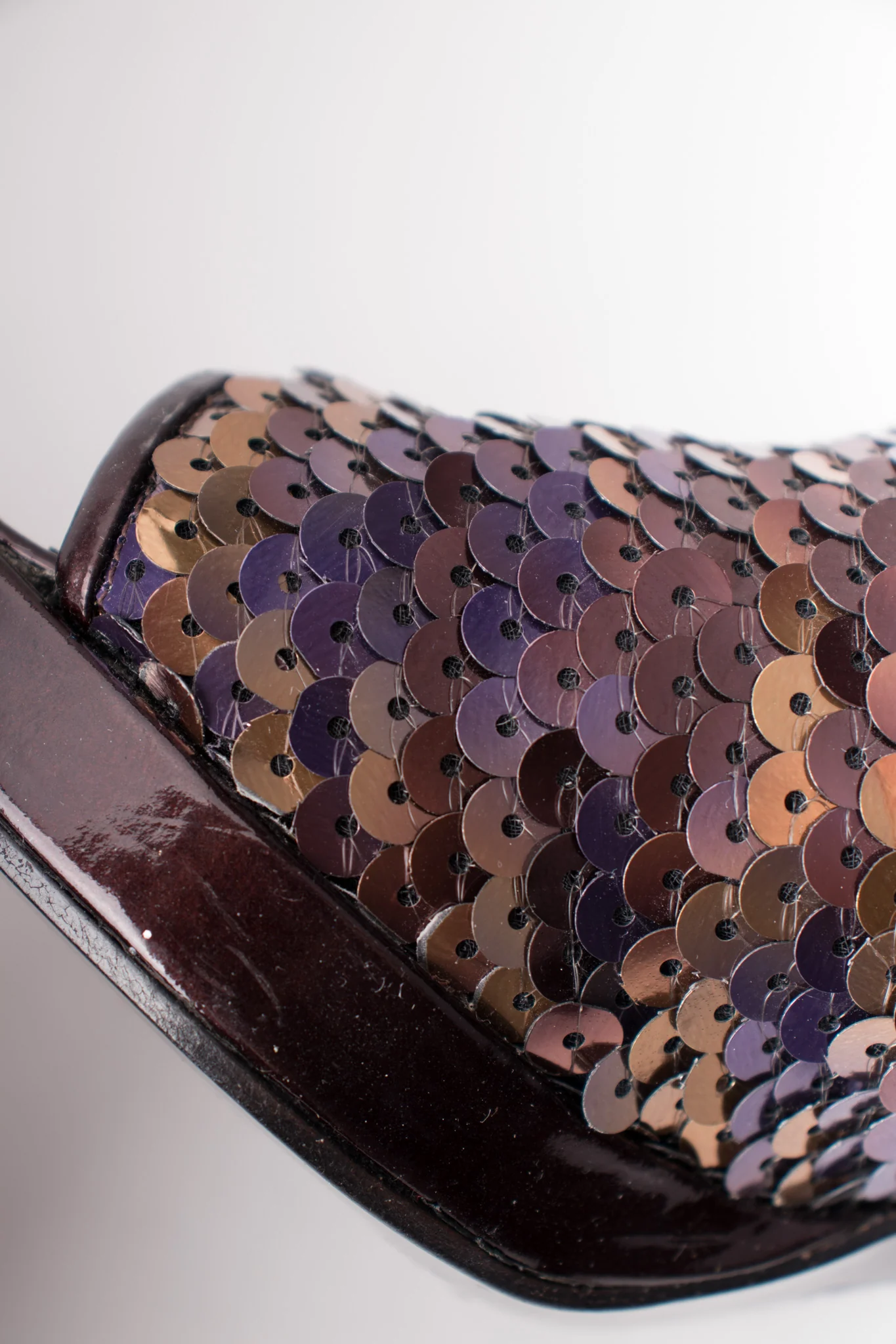 Sequined Platform Mules - Image 17