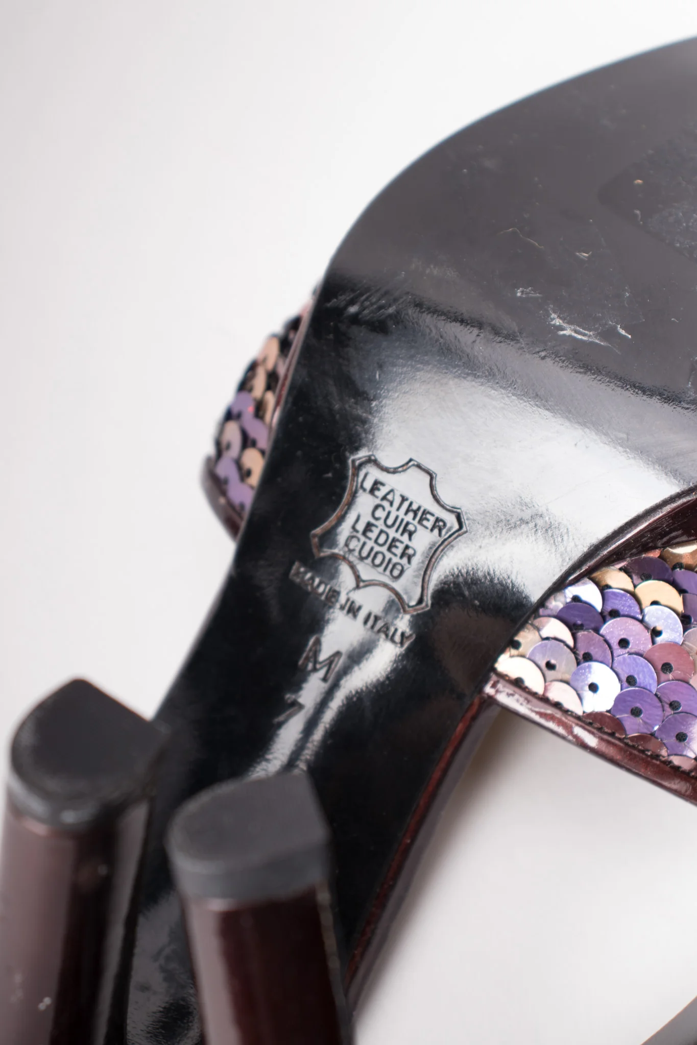 Sequined Platform Mules - Image 21