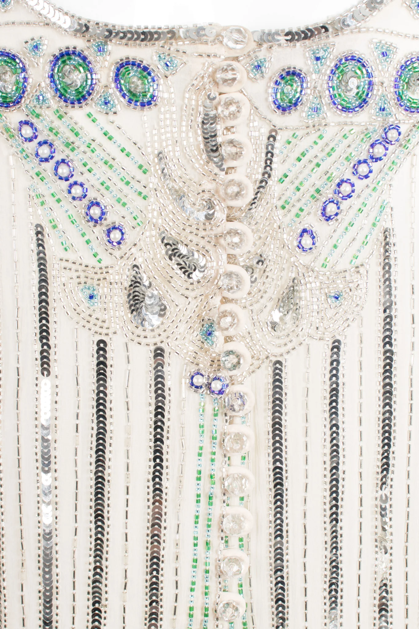 Sequined Puff Sleeve Deco Dress - Image 8