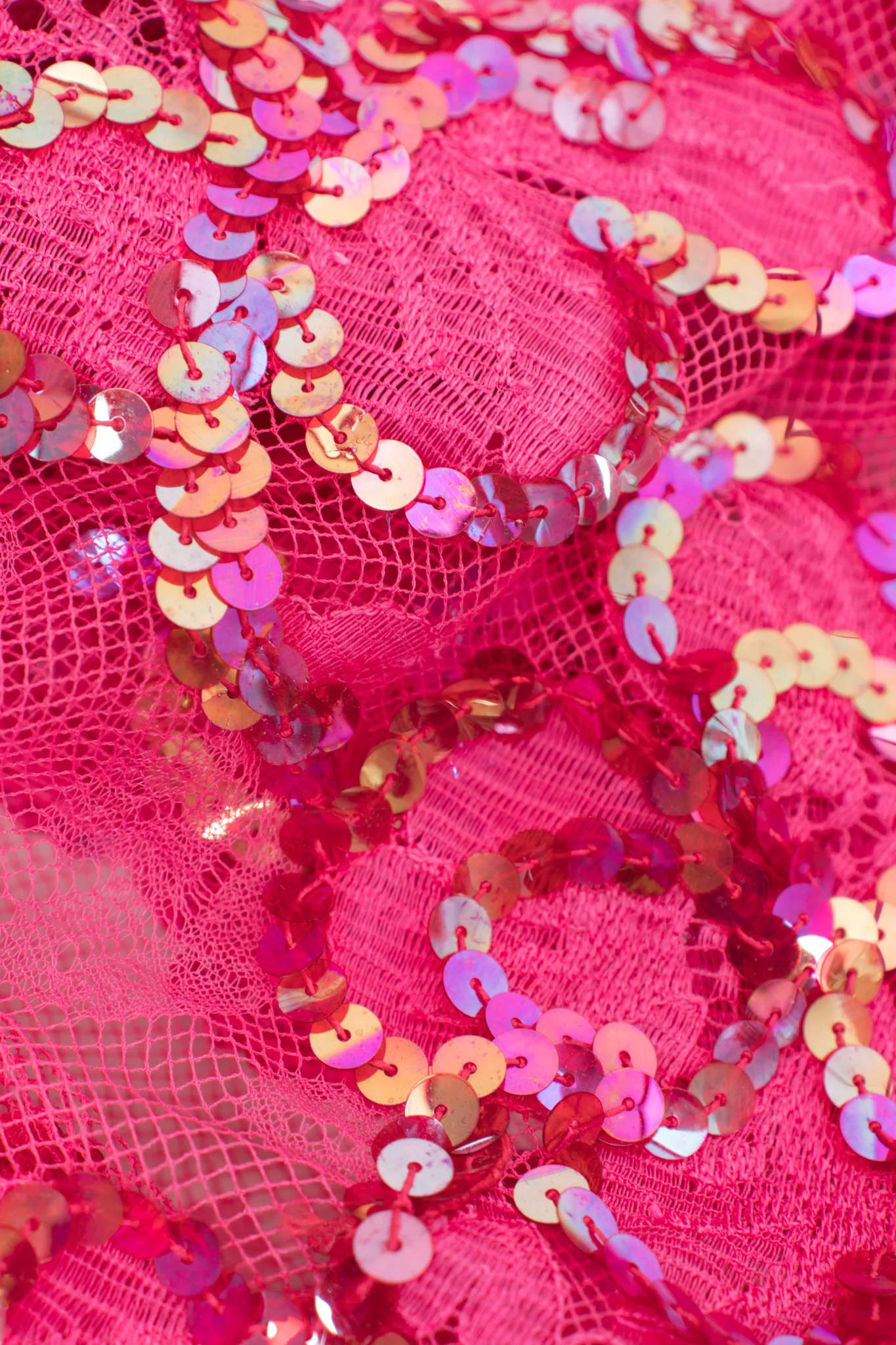 Sequined Sheer Lace Top - Image 13