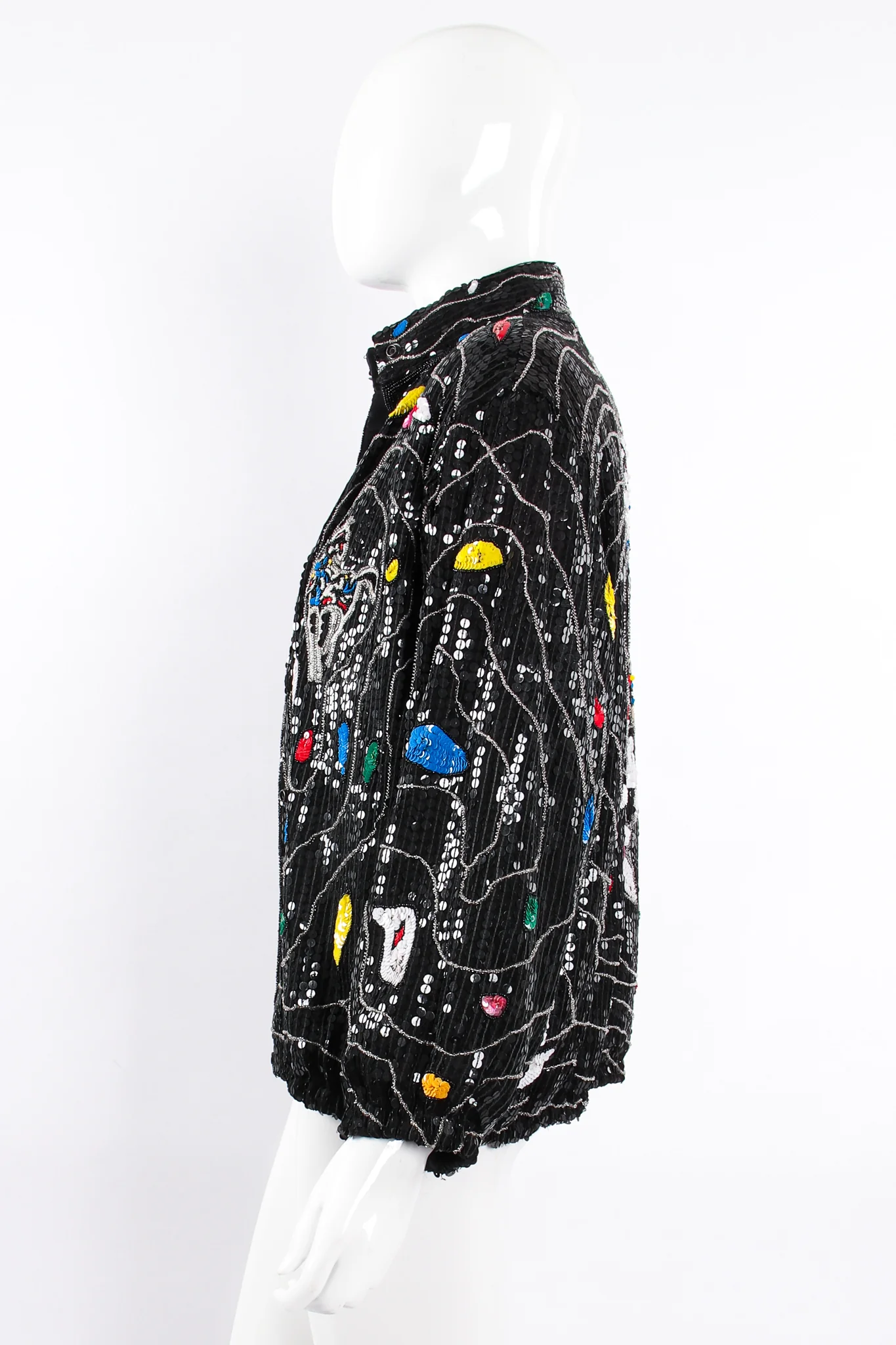 Sequined Stallion Bomber Jacket - Image 7
