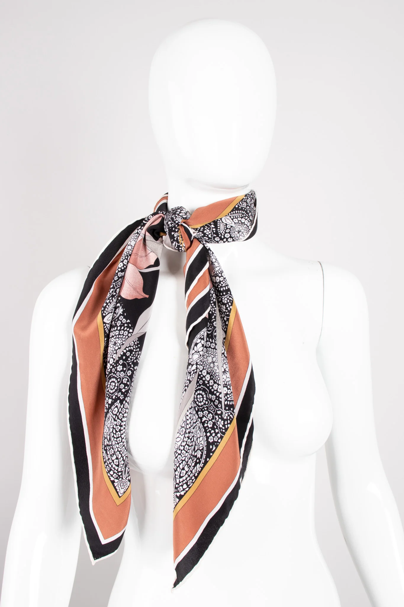 Shaded Floral Scarf - Image 5