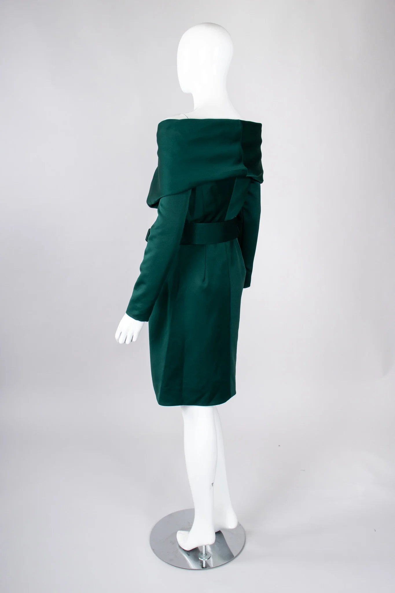 Shawl Collar Wrap Dress - Image 6