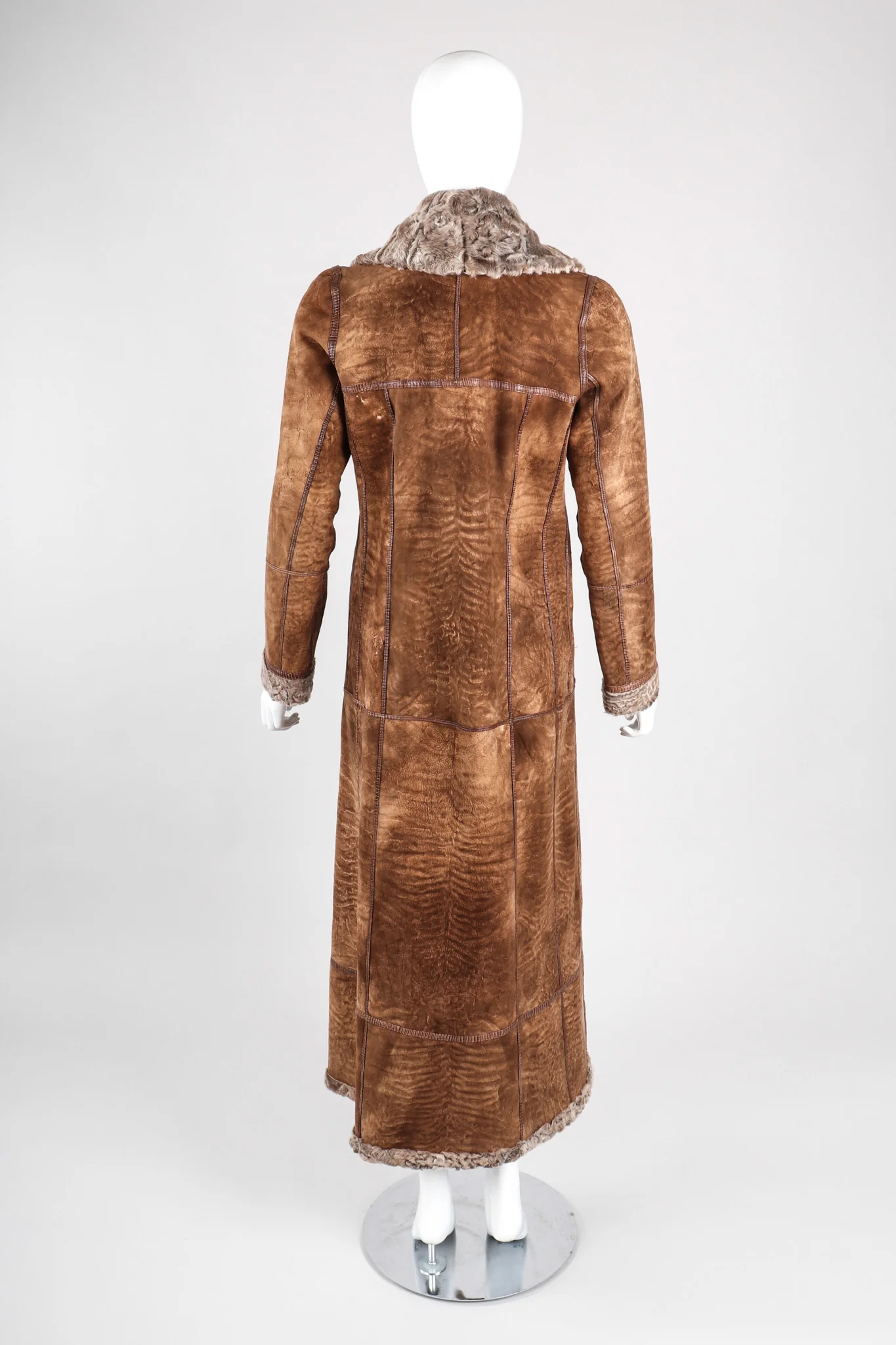 Reversible Shearling Lamb Coat - Image 14