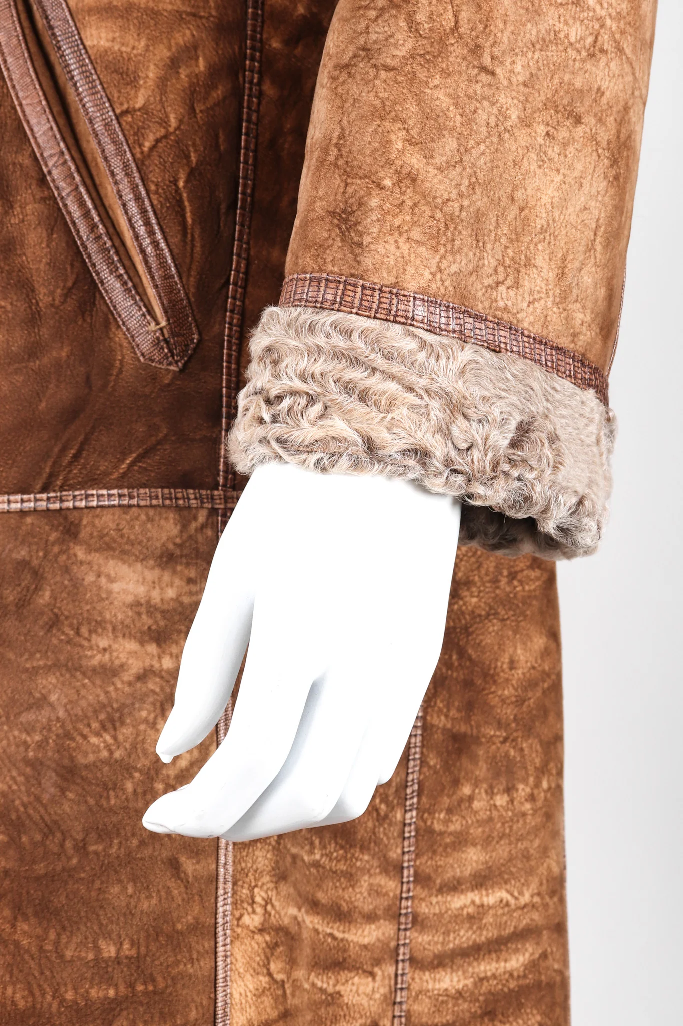 Reversible Shearling Lamb Coat - Image 17