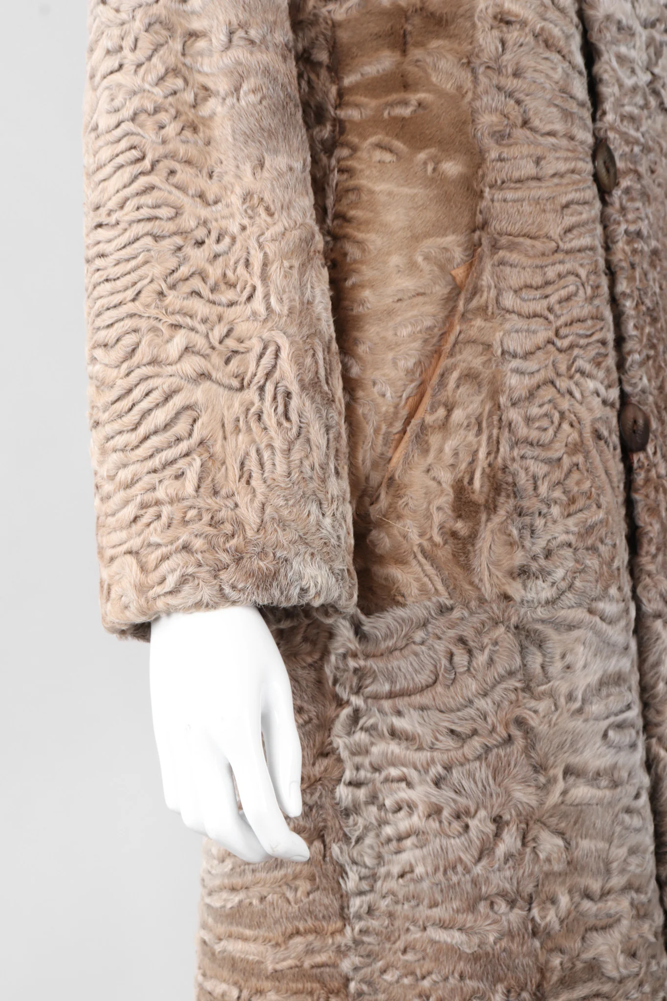 Reversible Shearling Lamb Coat - Image 18
