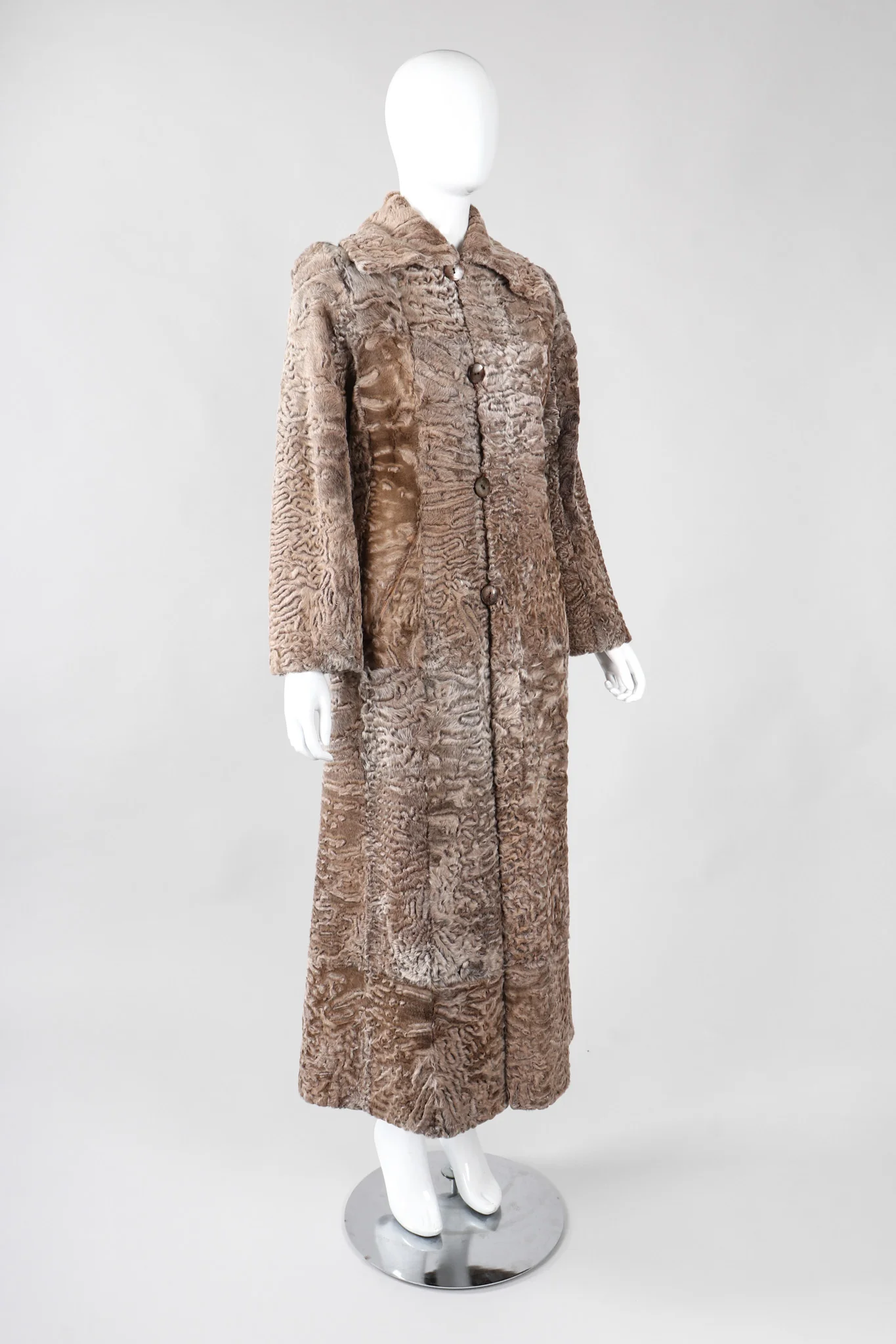 Reversible Shearling Lamb Coat - Image 3