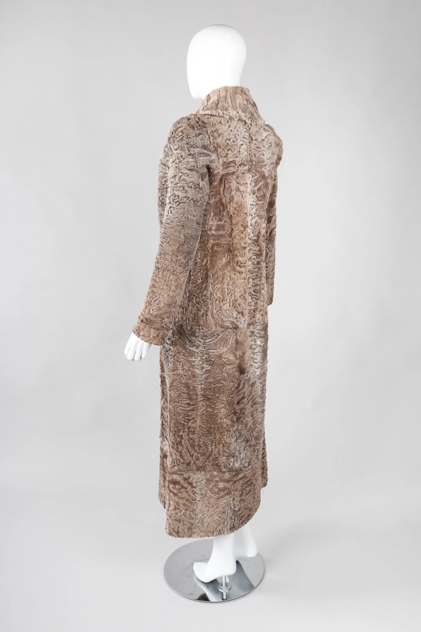 Reversible Shearling Lamb Coat - Image 7