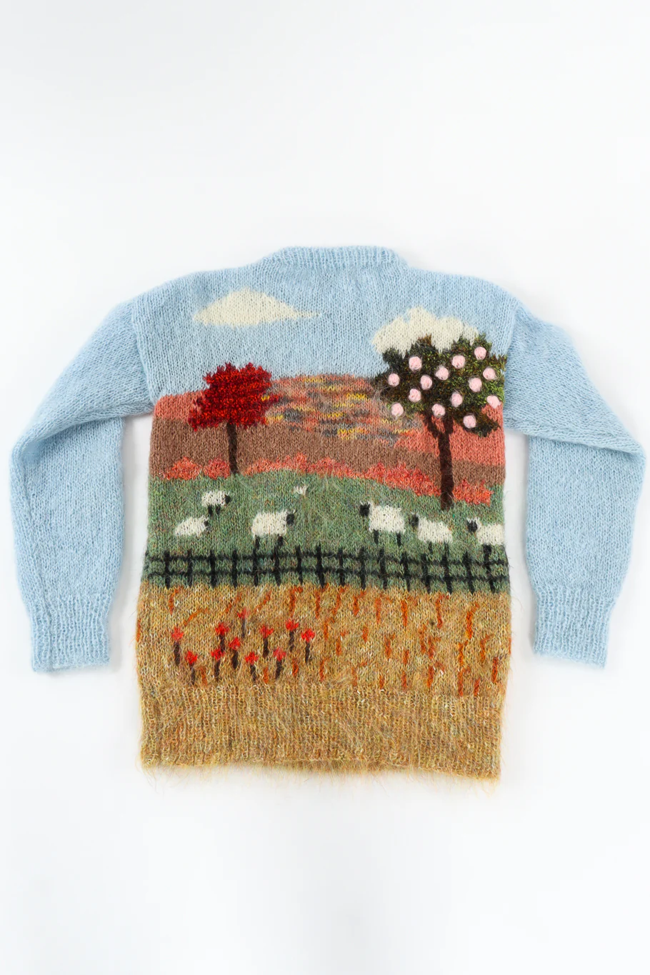 Sheep Mohair Knit Sweater - Image 7