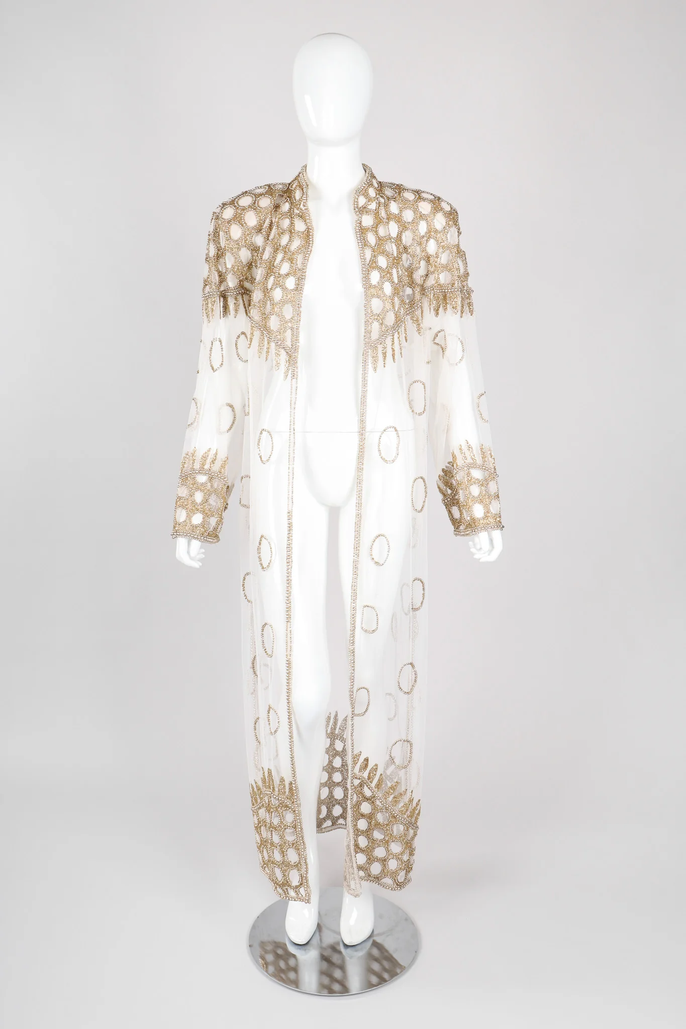 Sheer Beaded Robe - Image 2