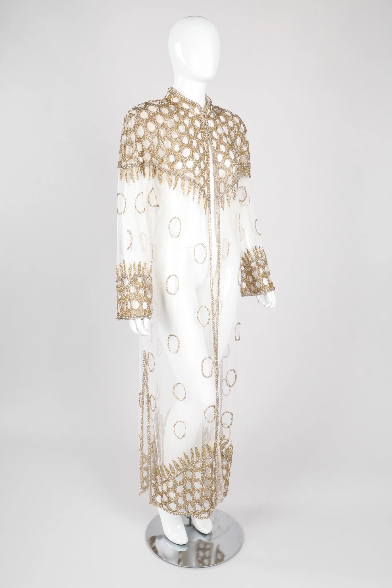 Sheer Beaded Robe - Image 3