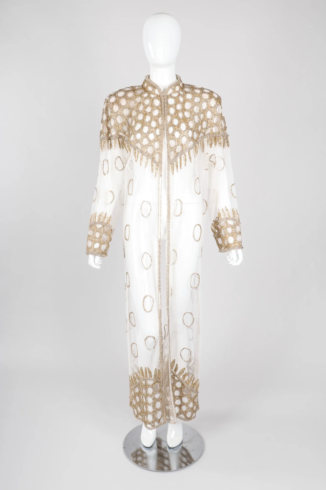 Sheer Beaded Robe - Image 4