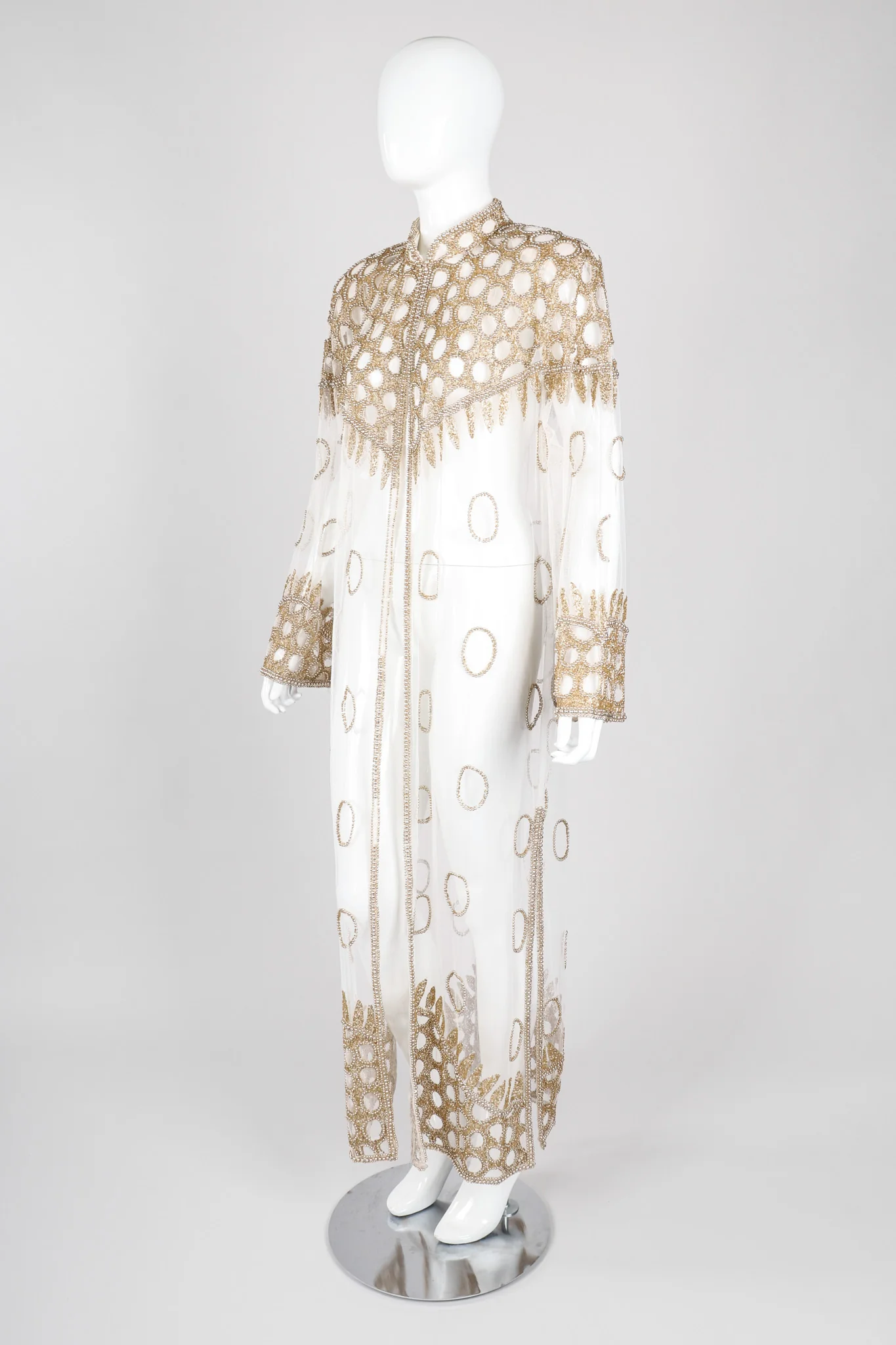 Sheer Beaded Robe - Image 5