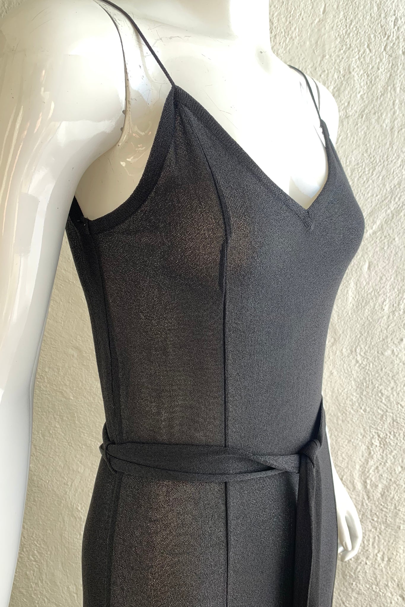 Sheer Belted Slip Dress - Image 5