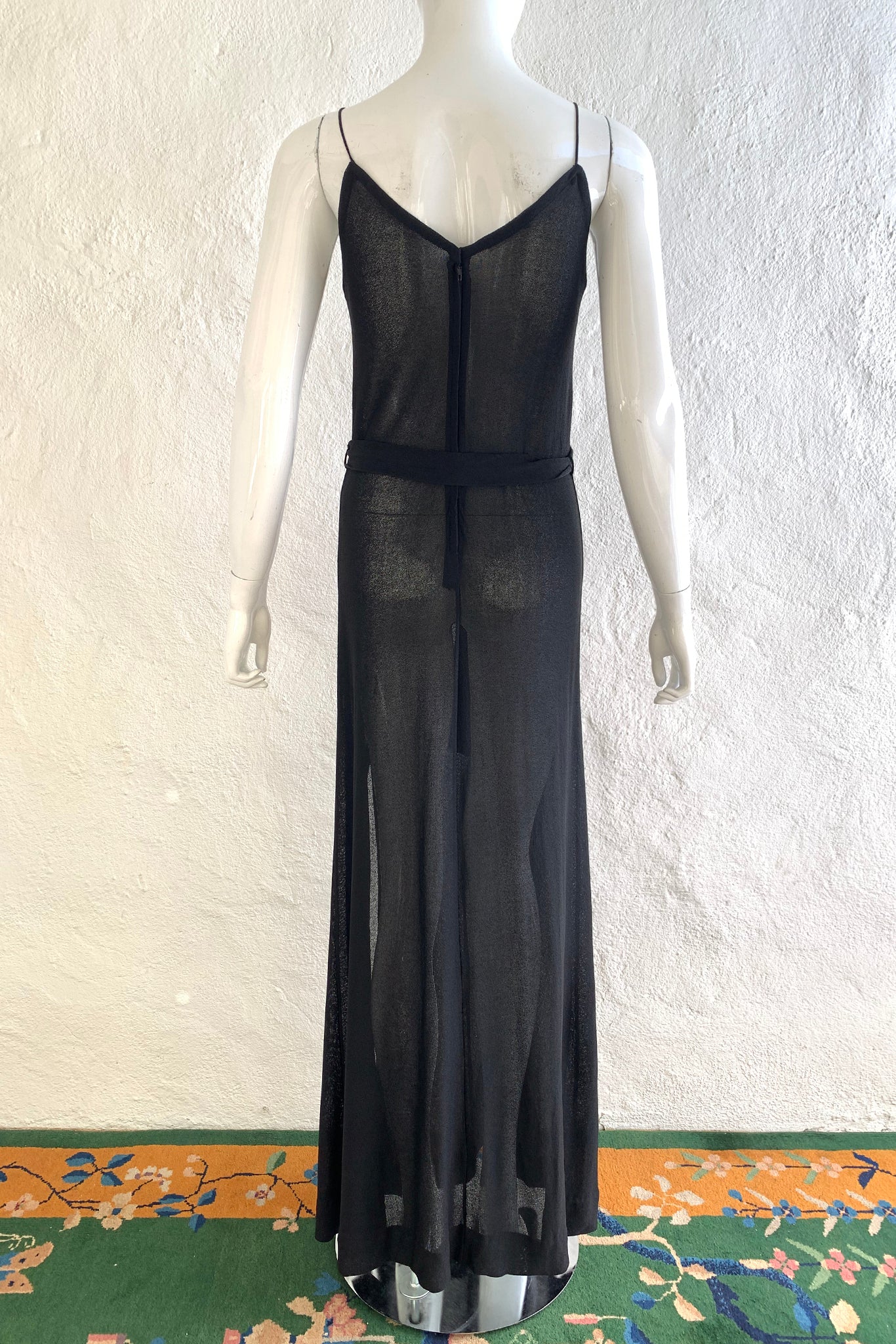 Sheer Belted Slip Dress - Image 6