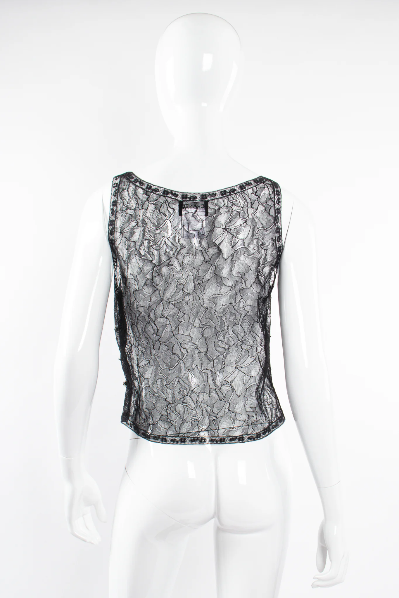 2000 Sheer Chantilly Lace Tank - Image 5