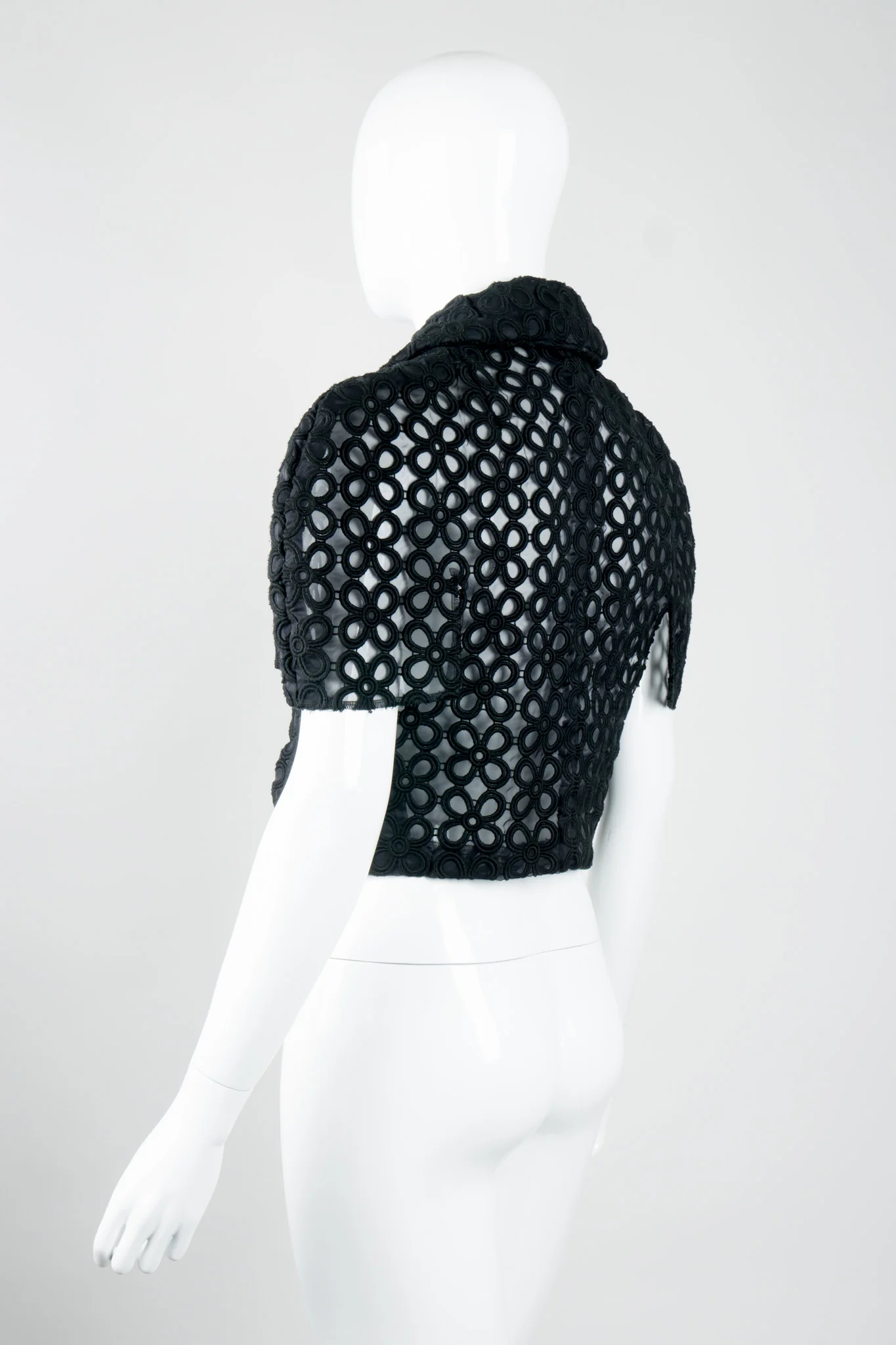 Sheer Embroidered Daisy Jacket - Image 5