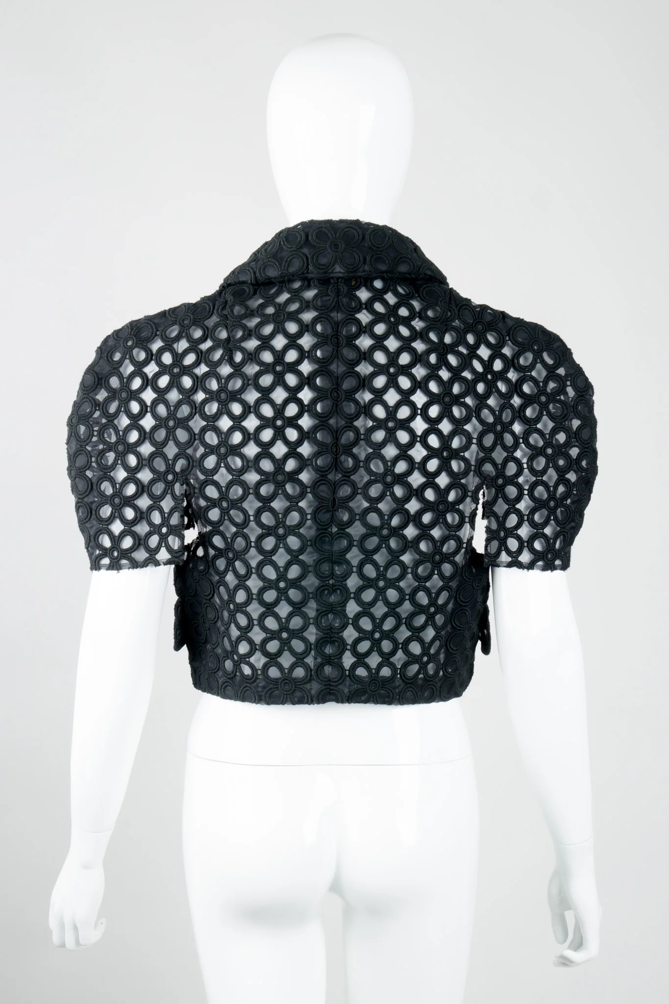 Sheer Embroidered Daisy Jacket - Image 6