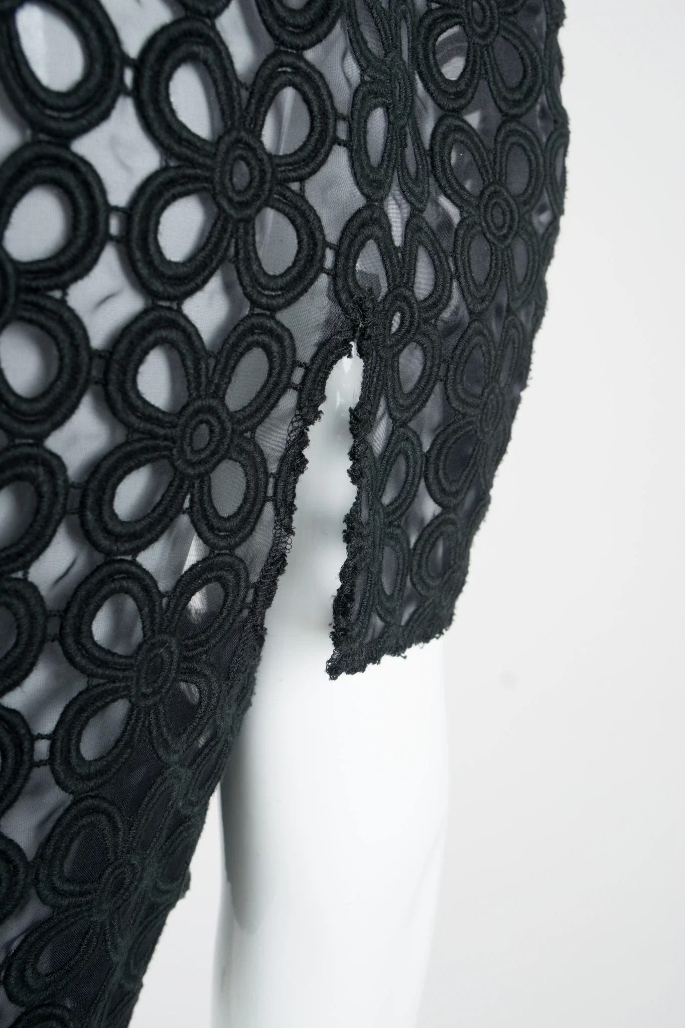 Sheer Embroidered Daisy Jacket - Image 7