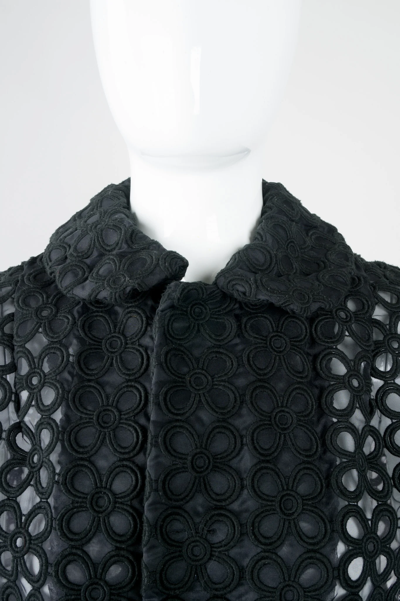 Sheer Embroidered Daisy Jacket - Image 8
