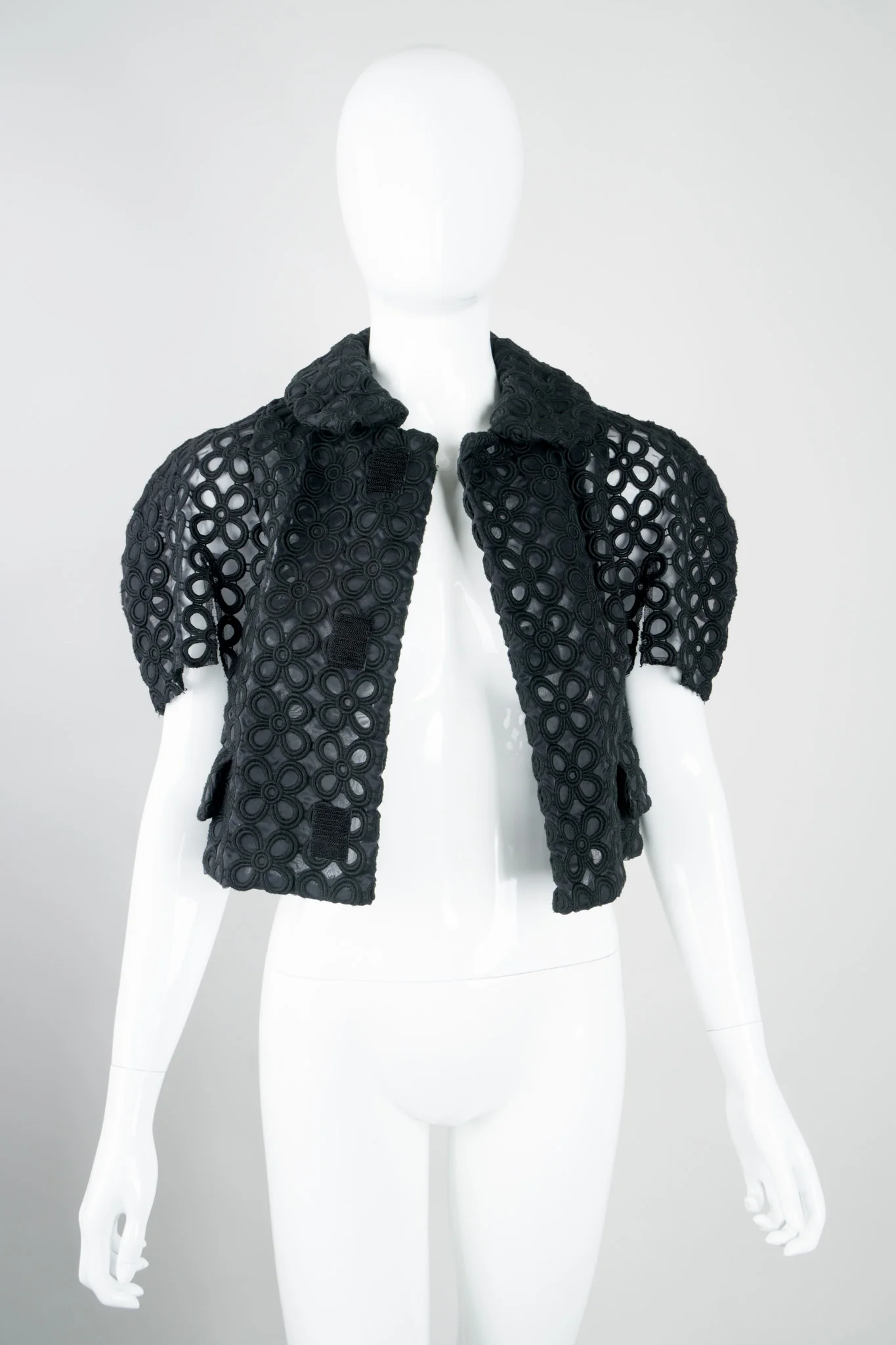 Sheer Embroidered Daisy Jacket - Image 9