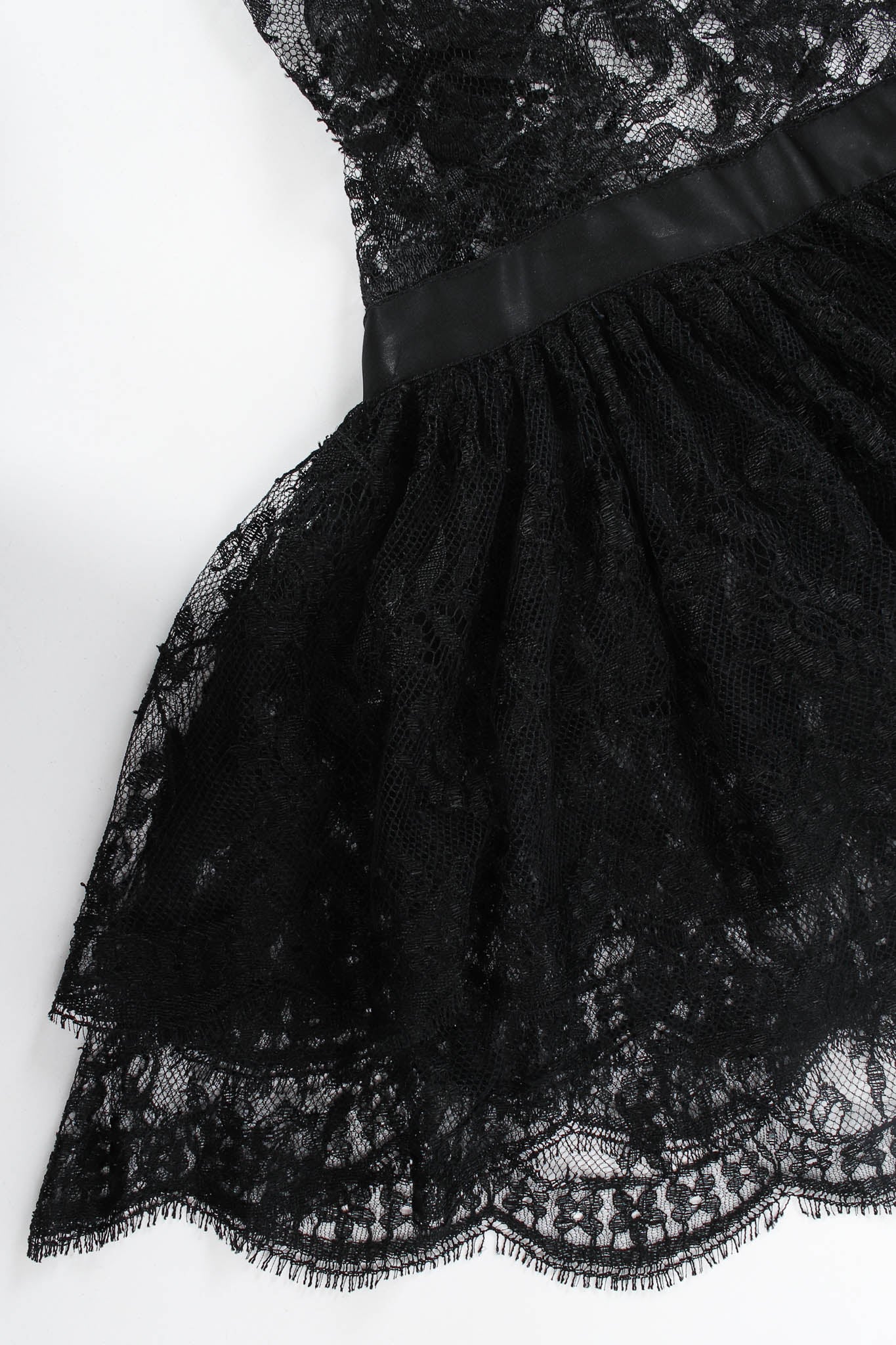 Sheer Floral Lace Dress - Image 15