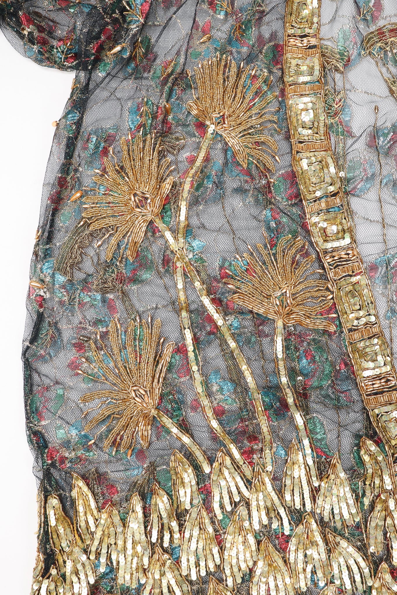 Sheer Embellished Duster Jacket - Image 12