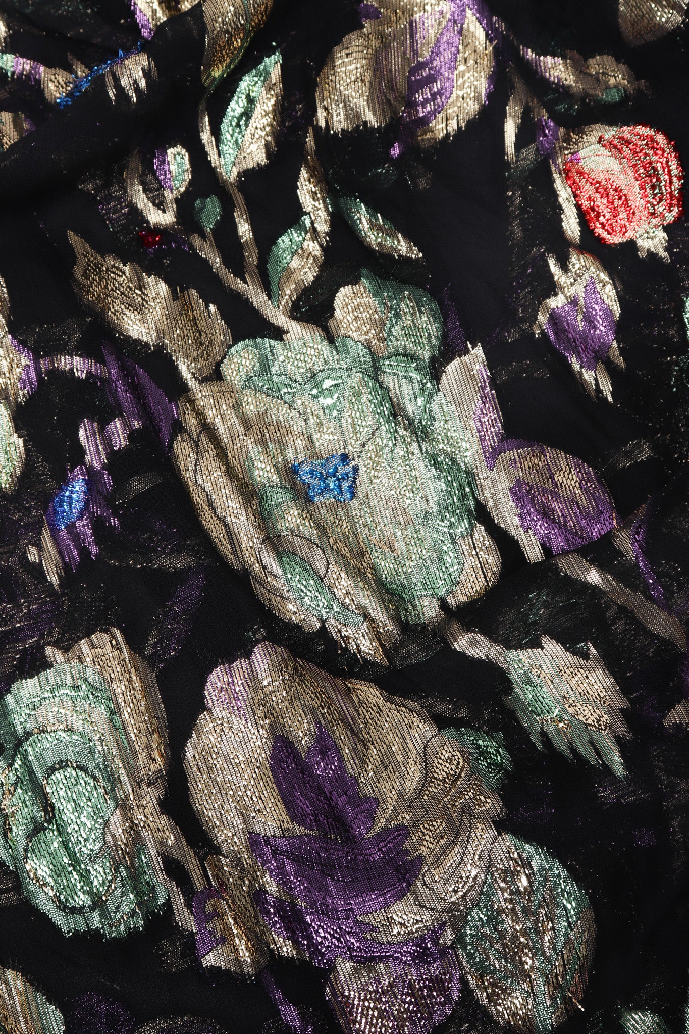 Sheer Lamé Floral Jacket - Image 14