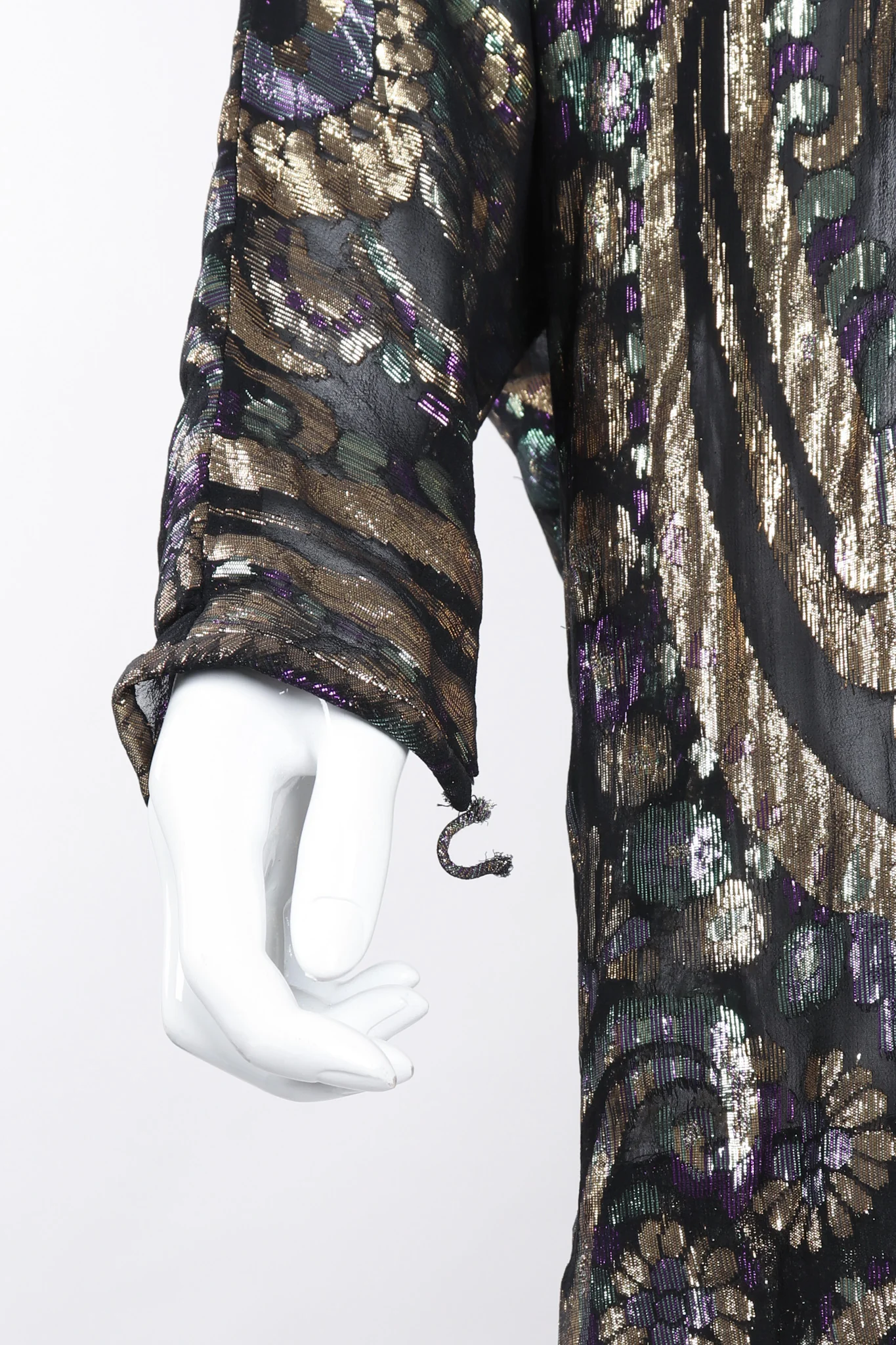 Sheer Lamé Floral Paisley Tunic - Image 14