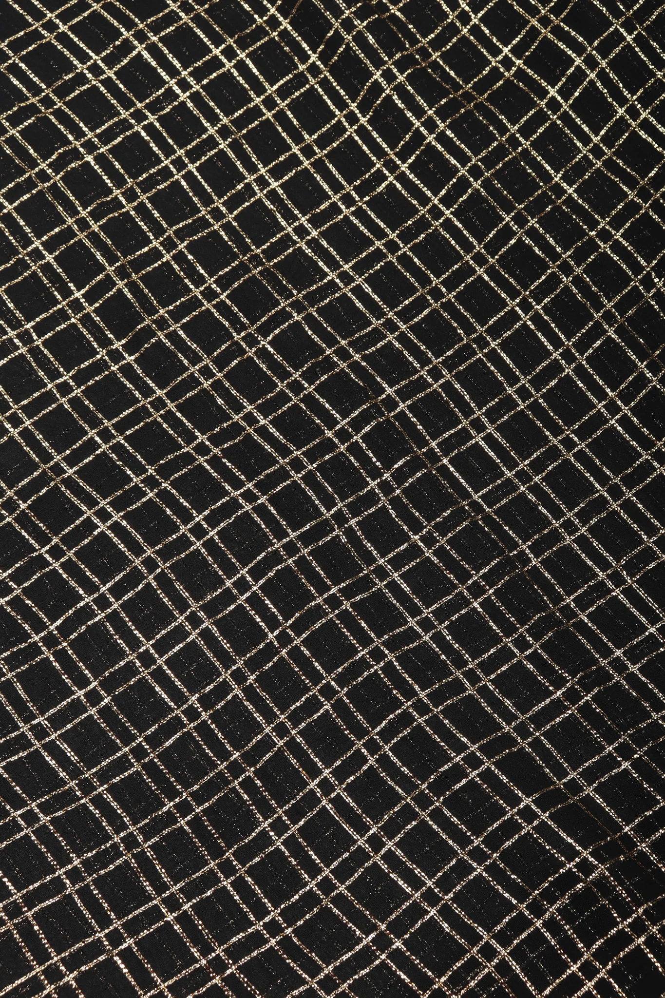 Sheer Lamé Double Grid Blouse - Image 11