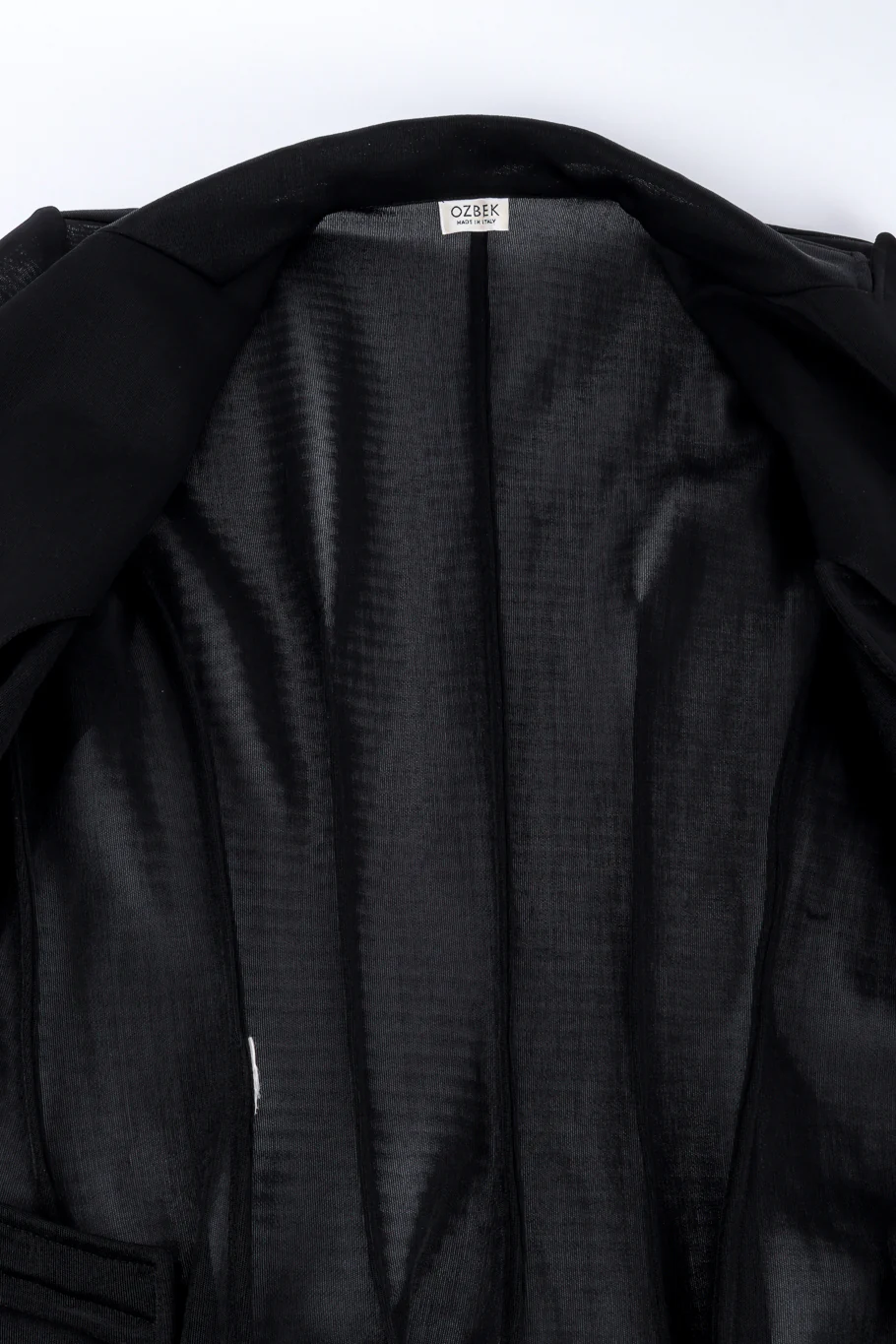 Sheer Mesh Longline Jacket - Image 7