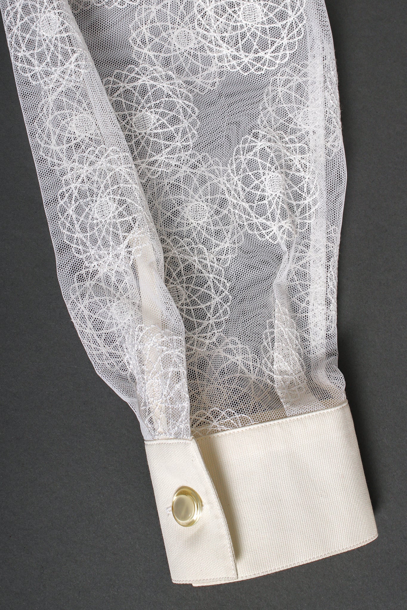 Sheer Mesh Spirograph Shirt - Image 12