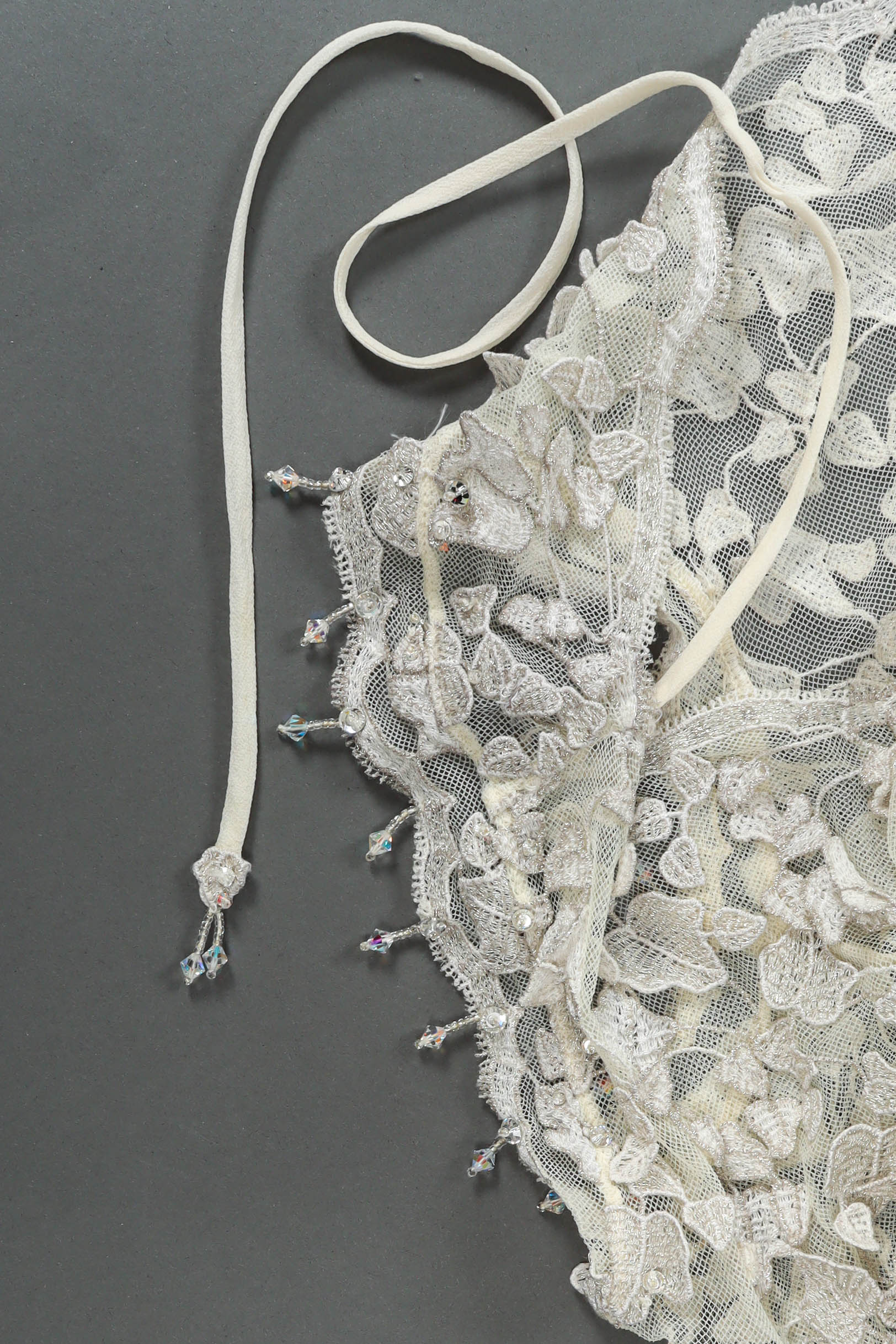 Sheer Metallic Leaf Dress - Image 6