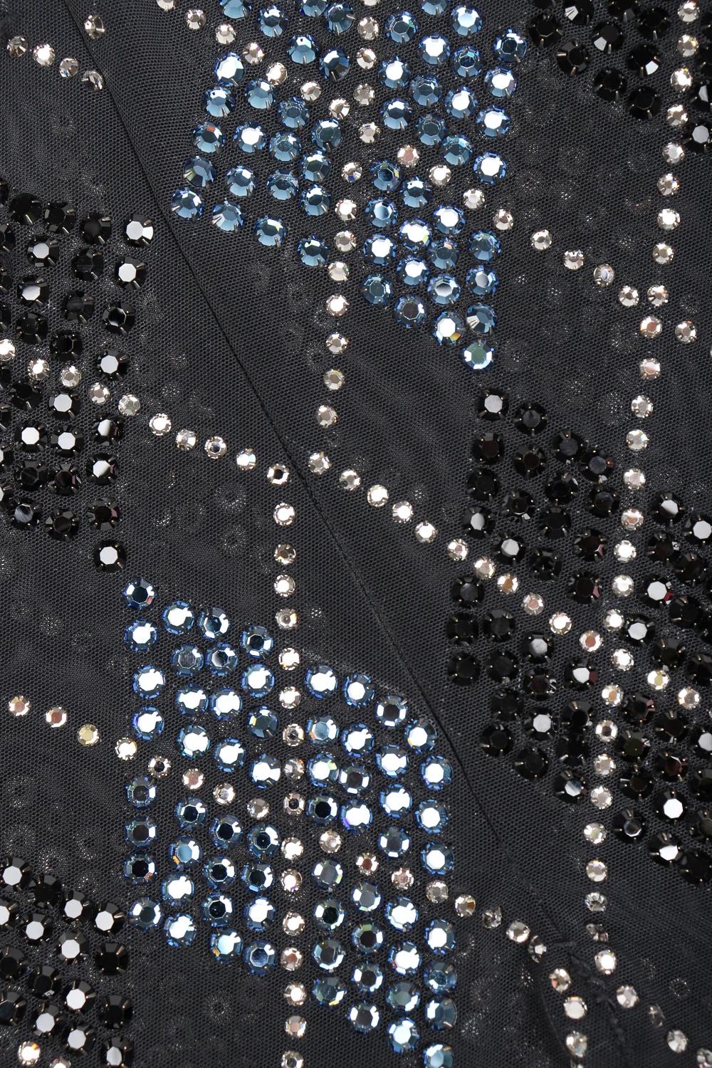 Sheer Rhinestone Argyle Top - Image 6