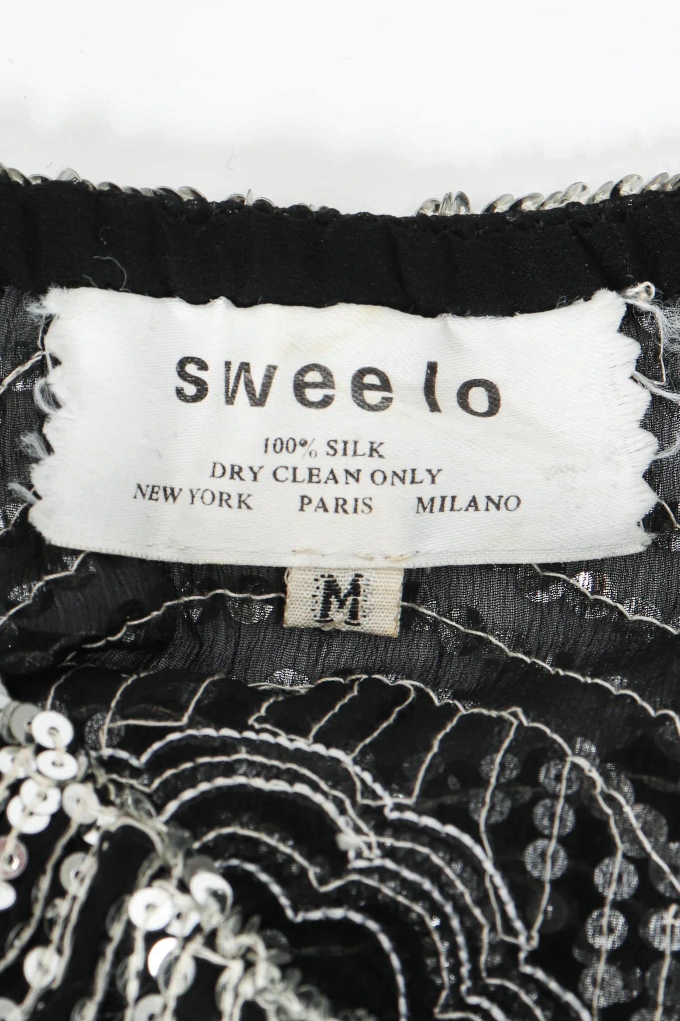 Sheer Sequined Deco Dress - Image 11