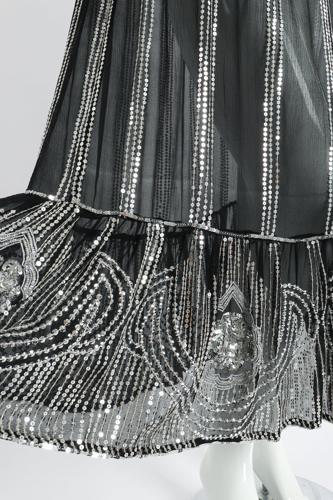 Sheer Sequined Deco Dress - Image 2
