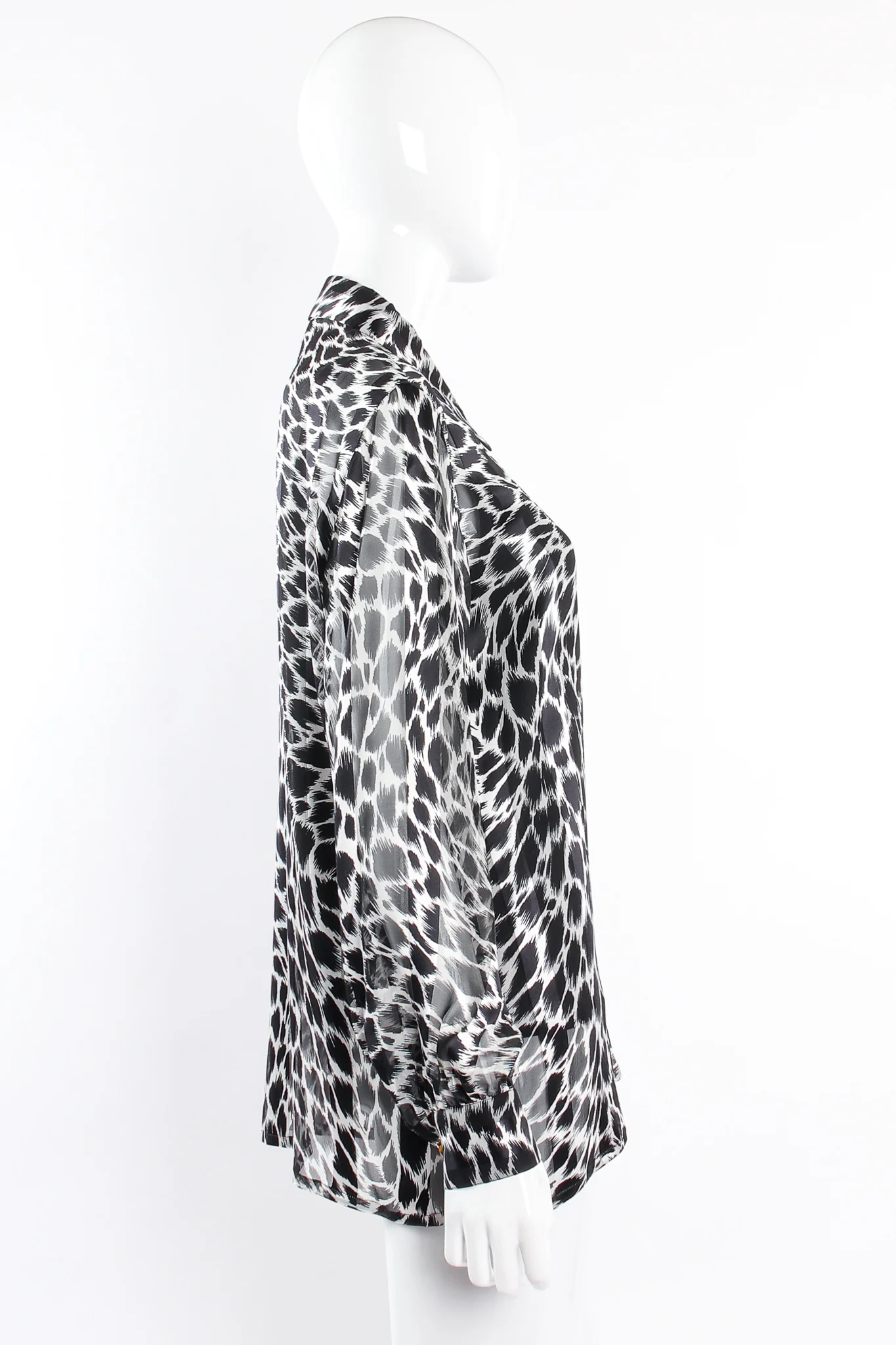 Sheer Animal Print Shirt & Tank - Image 6